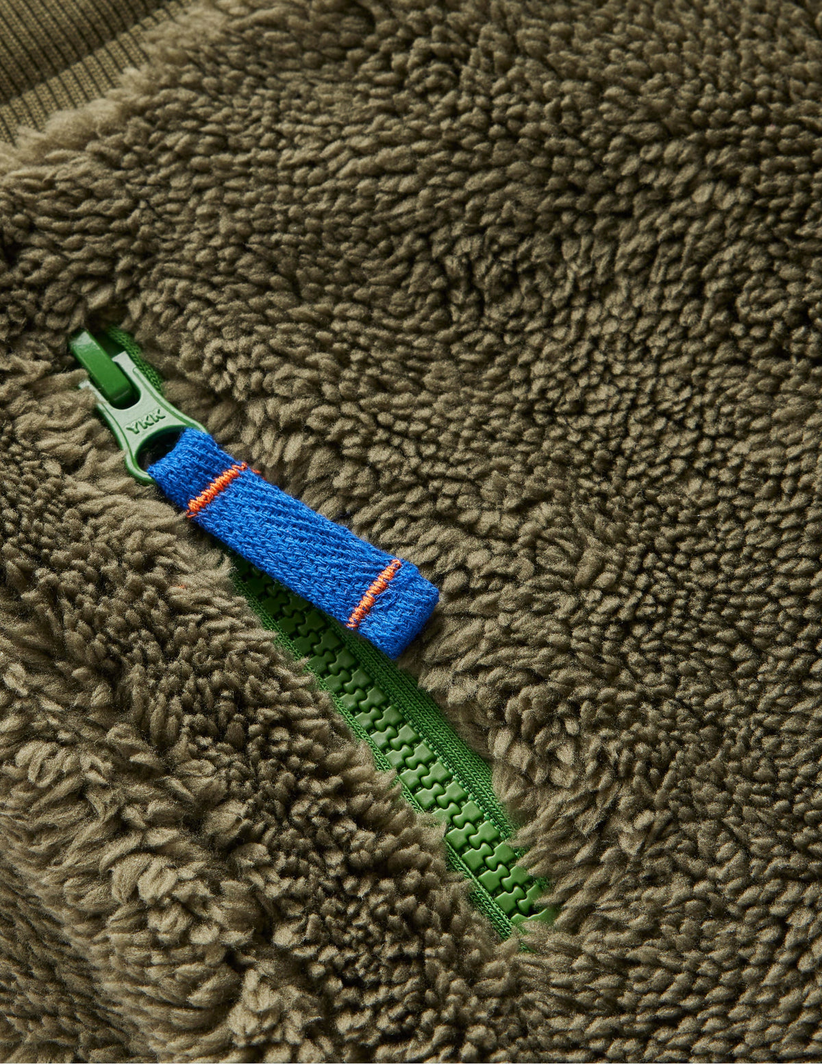 Jogginghose aus Fleece-Blasses Khaki - Image 5