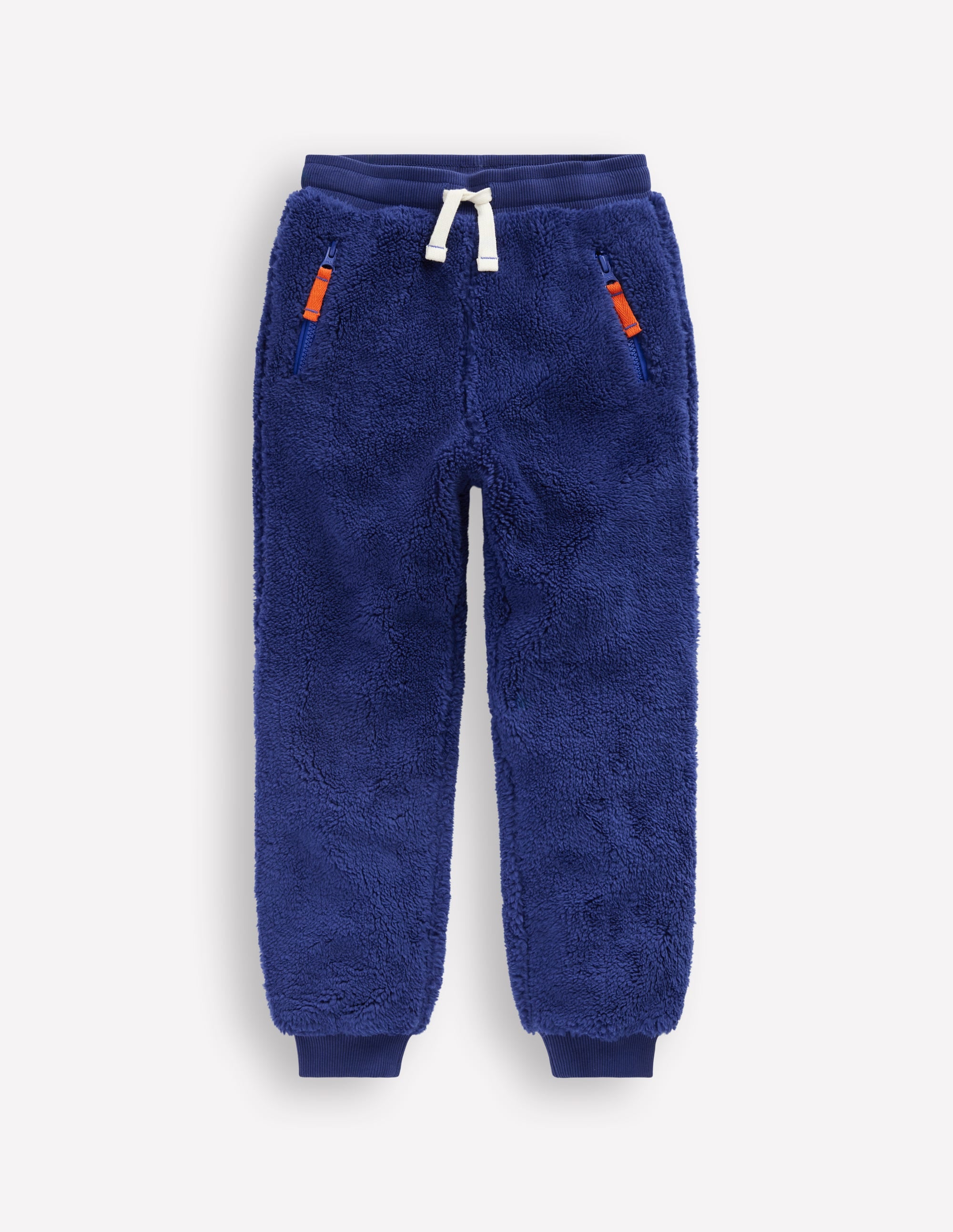 Jogginghose aus Fleece-Marineblau - Image 1