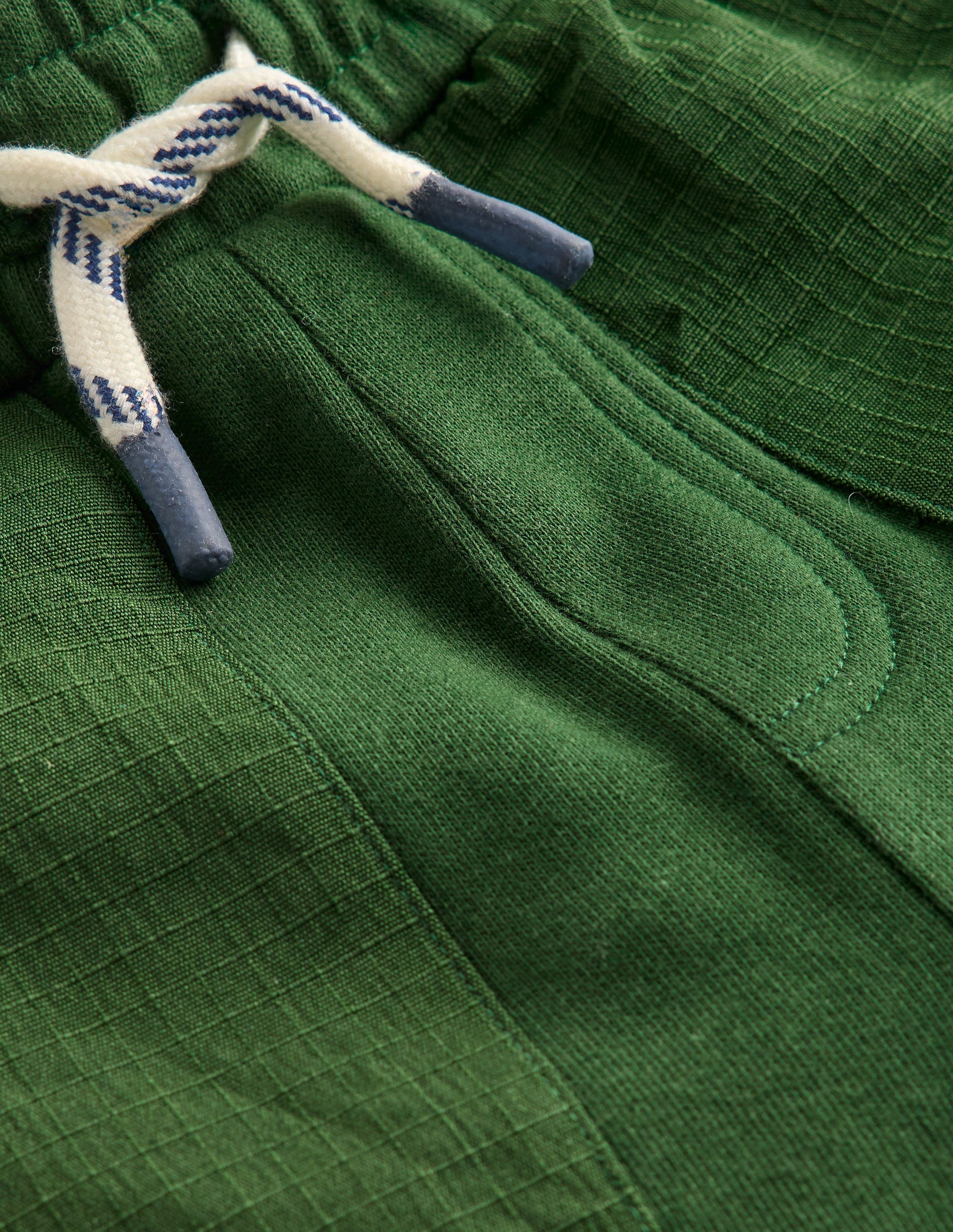 Bas de jogging à genoux renforcés-Tissu ripstop vert pin-6