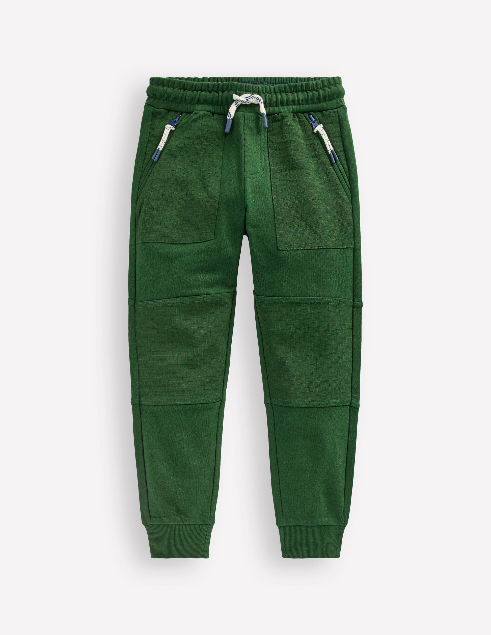Bas de jogging à genoux renforcés-Tissu ripstop vert pin-4