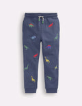 Halloween Glow Joggers-Robot Blue Multi Dinosaur