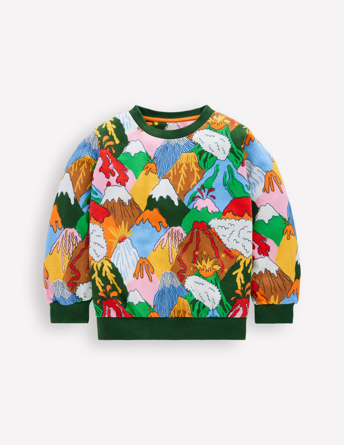 Sweat imprimé pour tous les jours-Volcans multi - Image 2