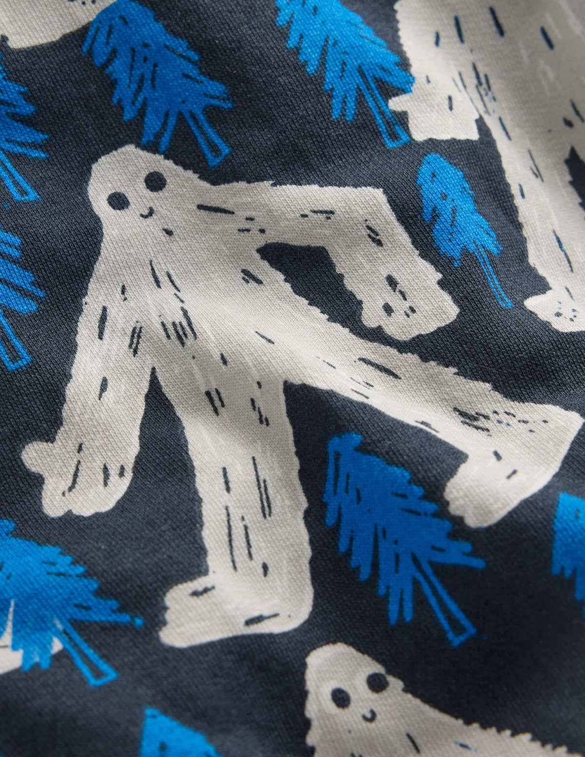 Sweat imprimé pour tous les jours-Yeti bleu directoire-3