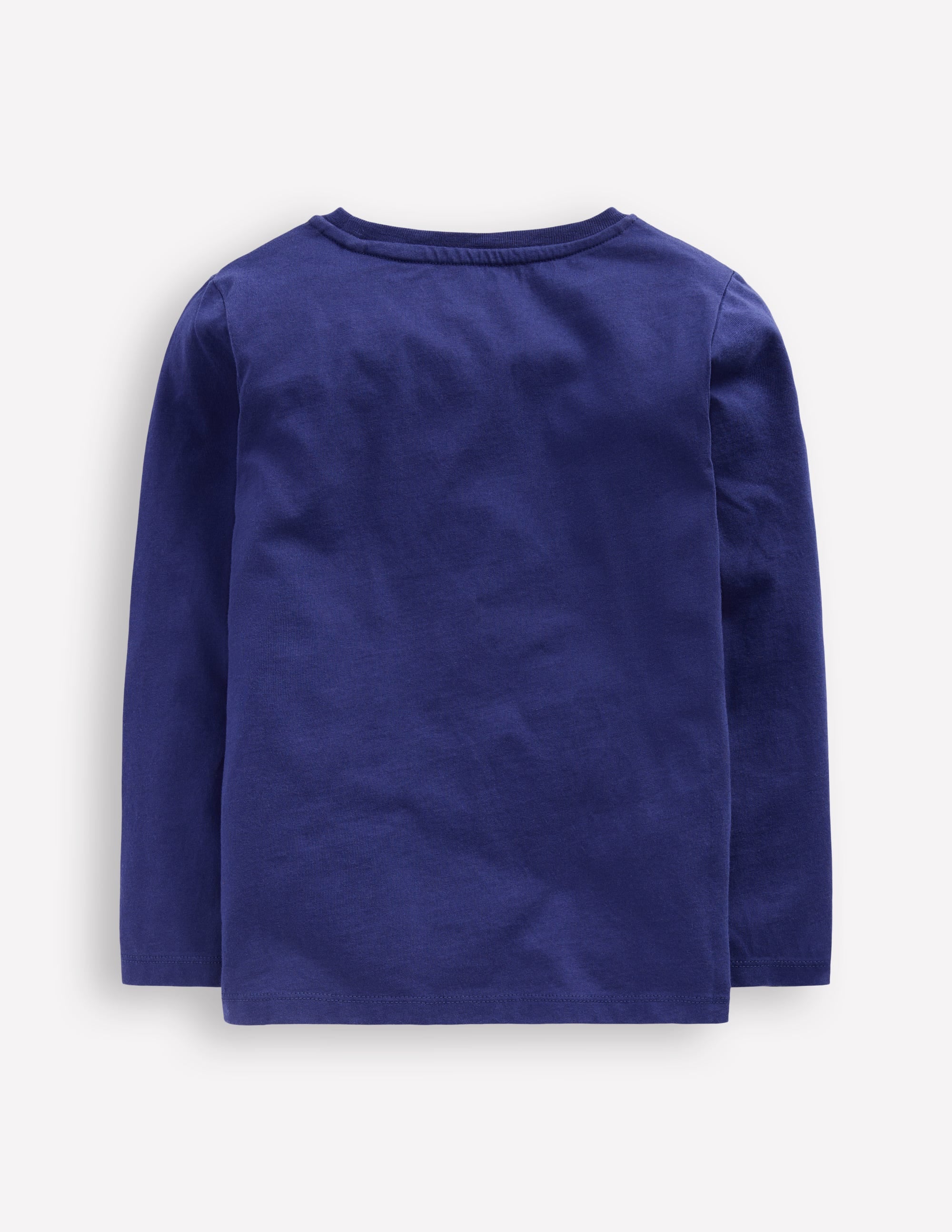 Long Sleeve Appliqué T-shirt-Twilight Arctic Peepers - Image 2