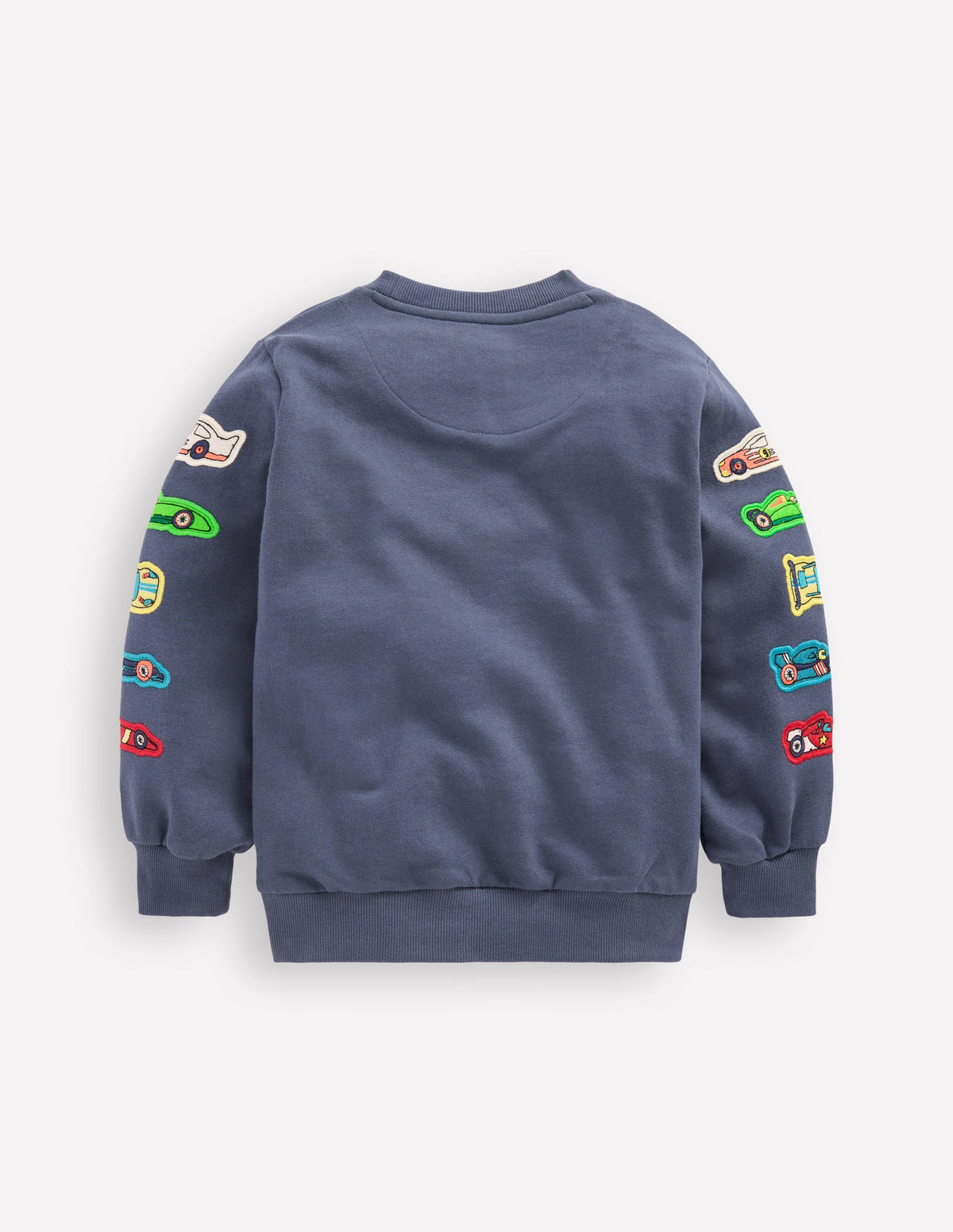 Applique Sweatshirt-Vintage Indigo Cars - Image 5