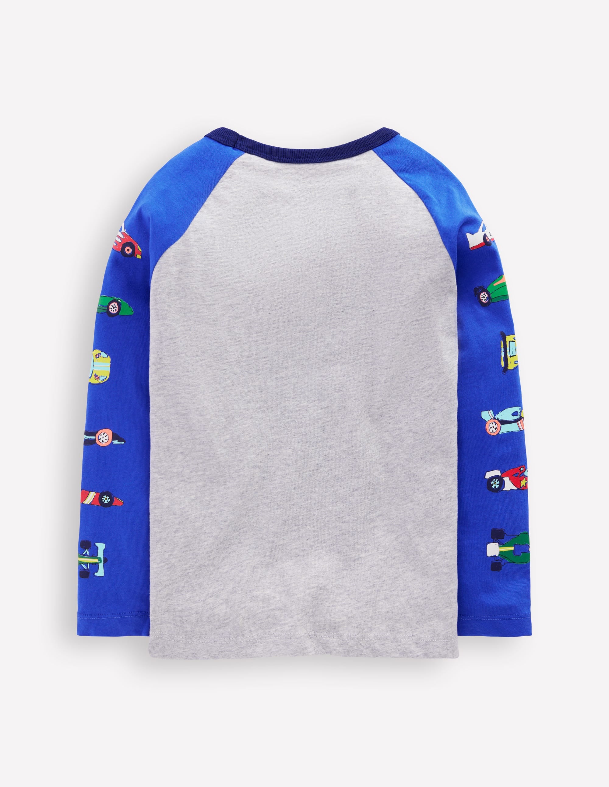 Bedrucktes Langarmshirt mit Raglanärmlen-Rennwagen - Image 2
