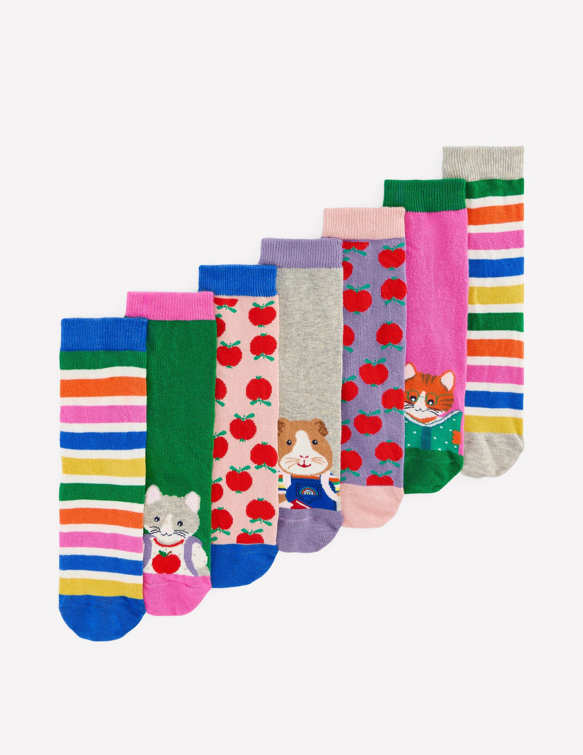 Socken im 7er-Pack-Tierische Schulfreunde - Image 1