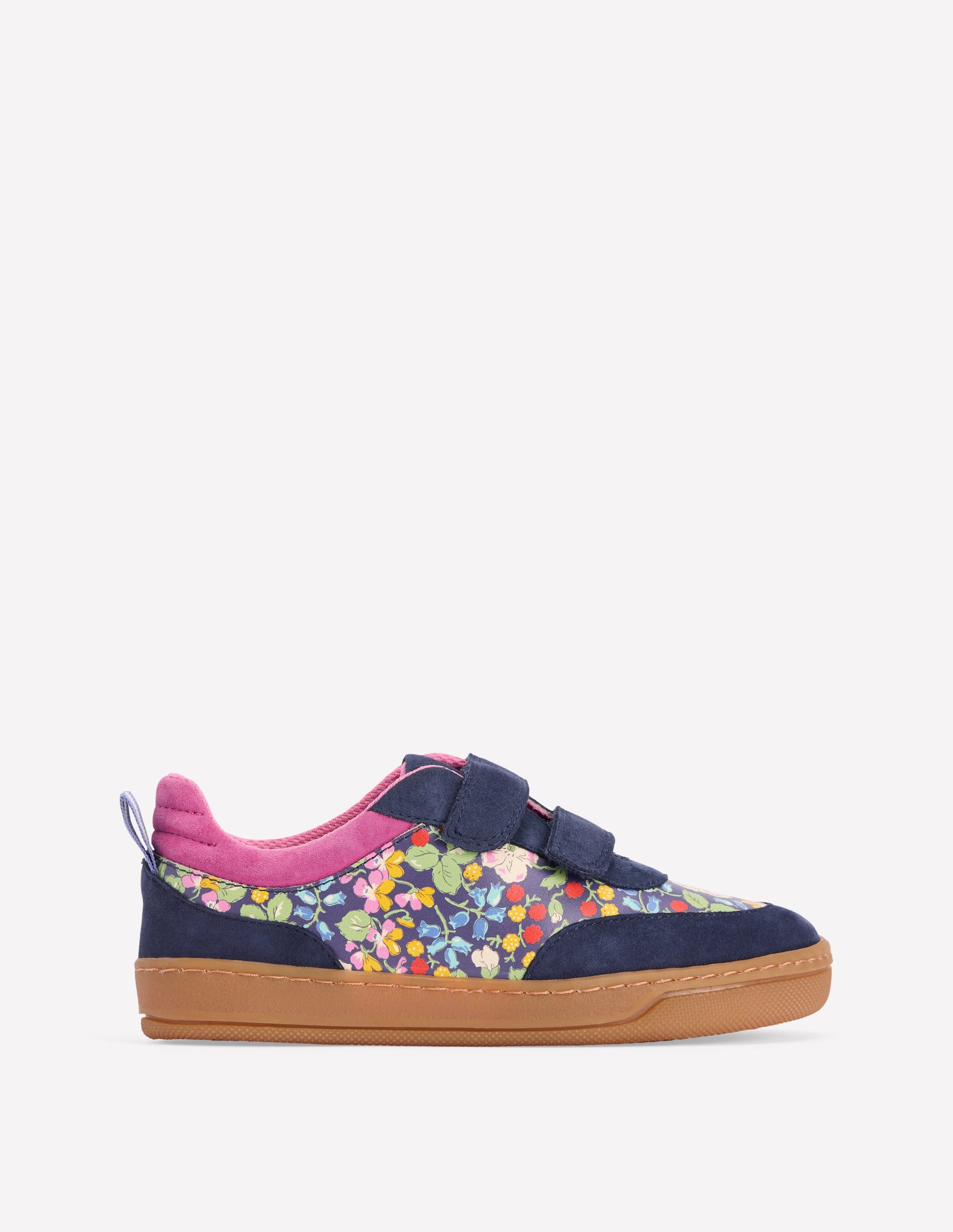 Colourblock Low Tops-Floral-1