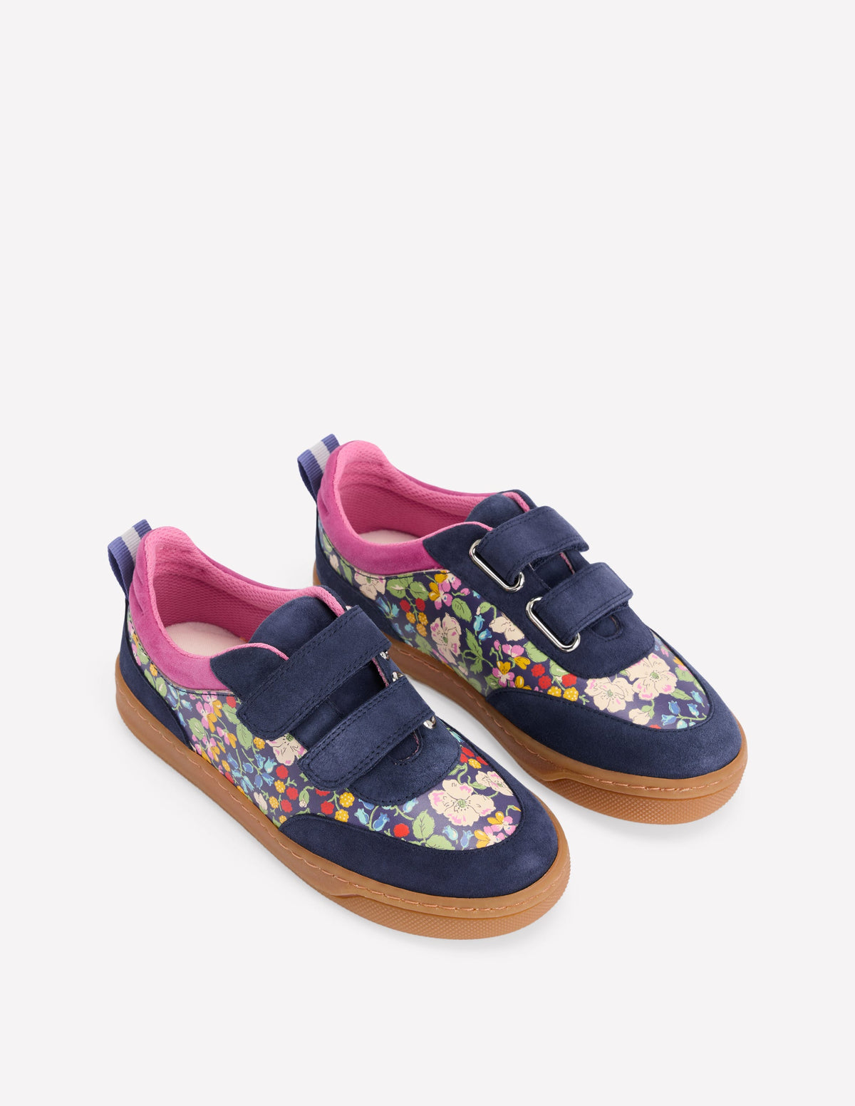 Colourblock Low Tops-Floral-2