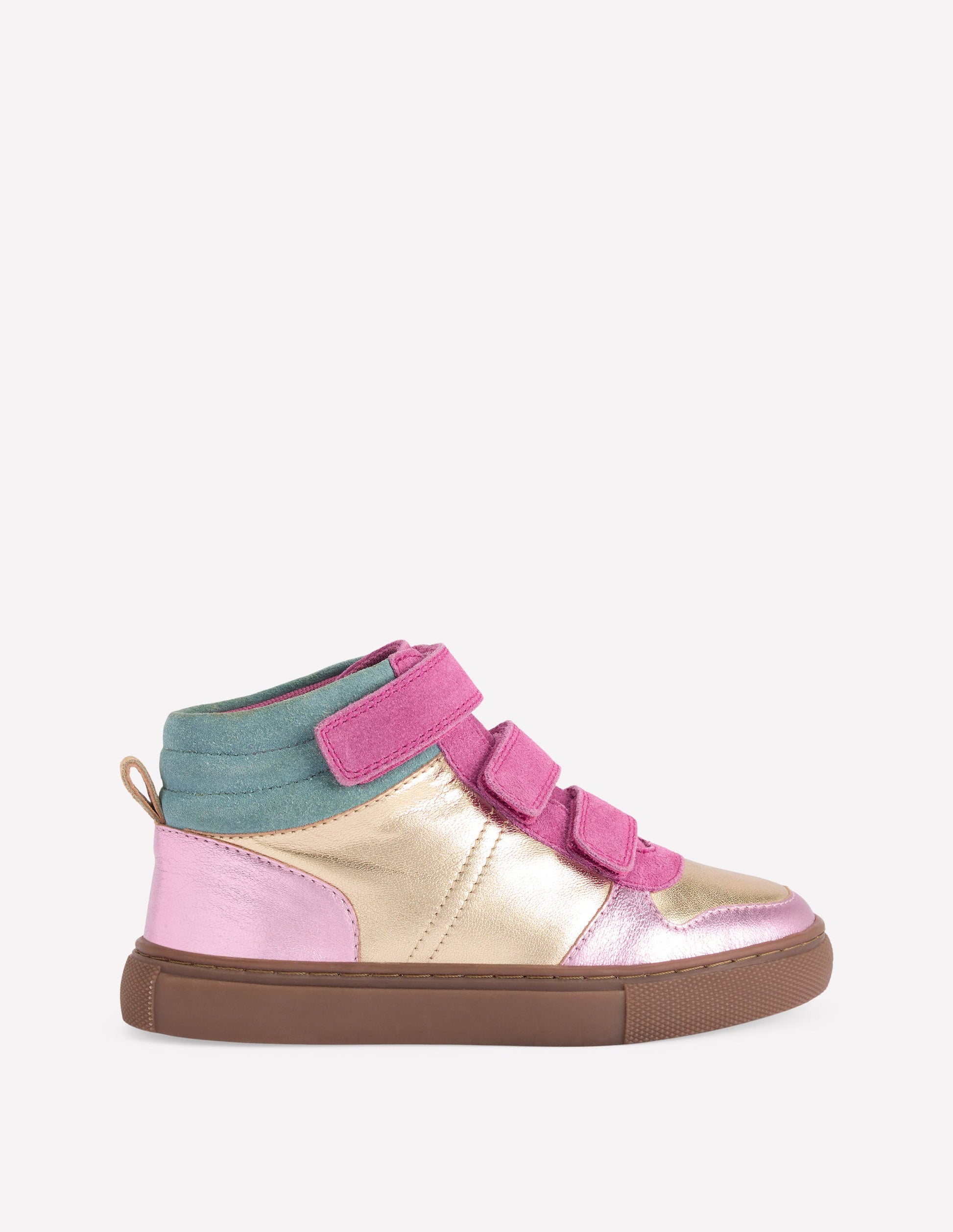 Hohe Sneaker in Metallic-Optik-Gold- und Pink-Metallic-1