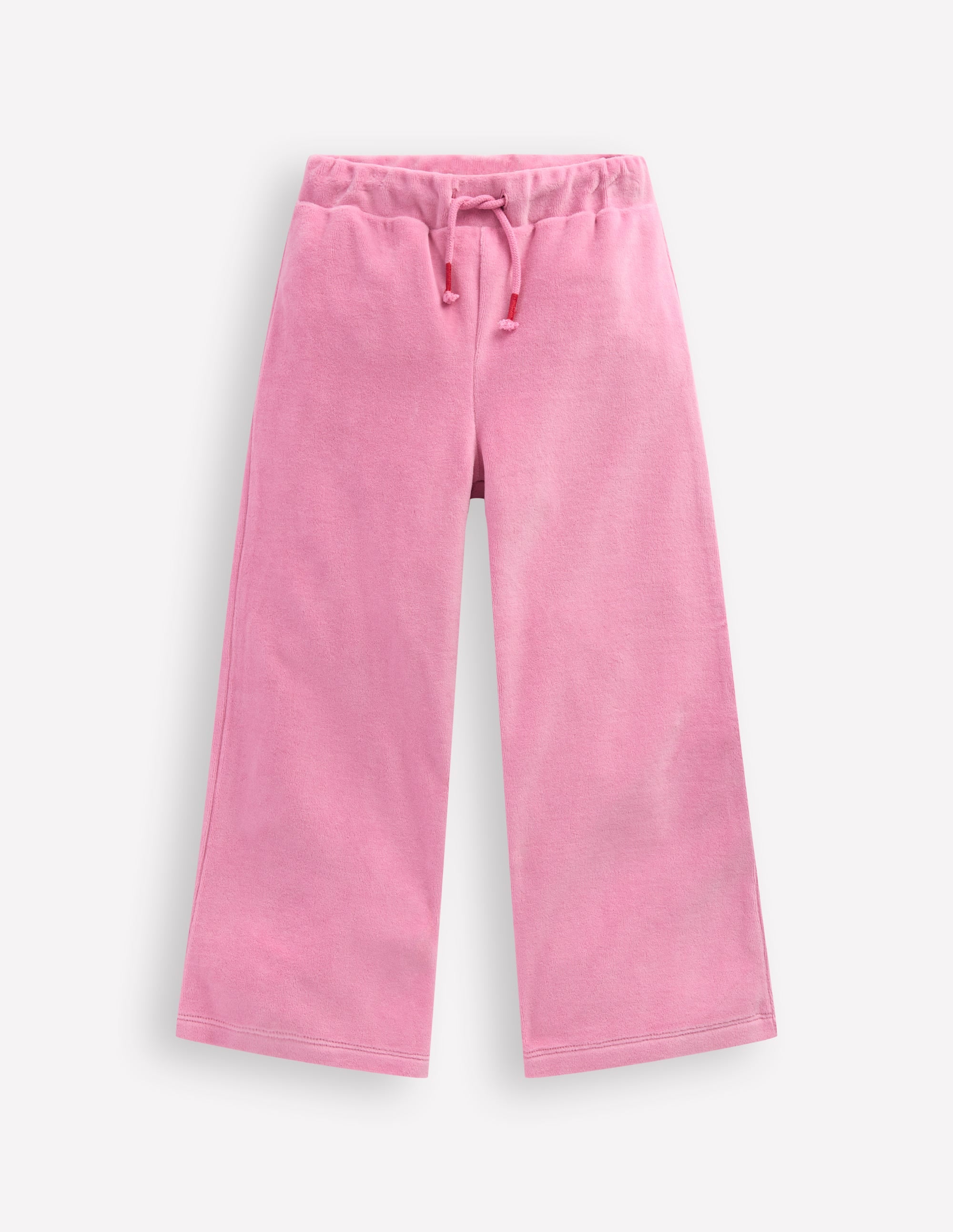 Samt-Jogginghose mit Herztasche-Kirschblütenrosa - Image 1