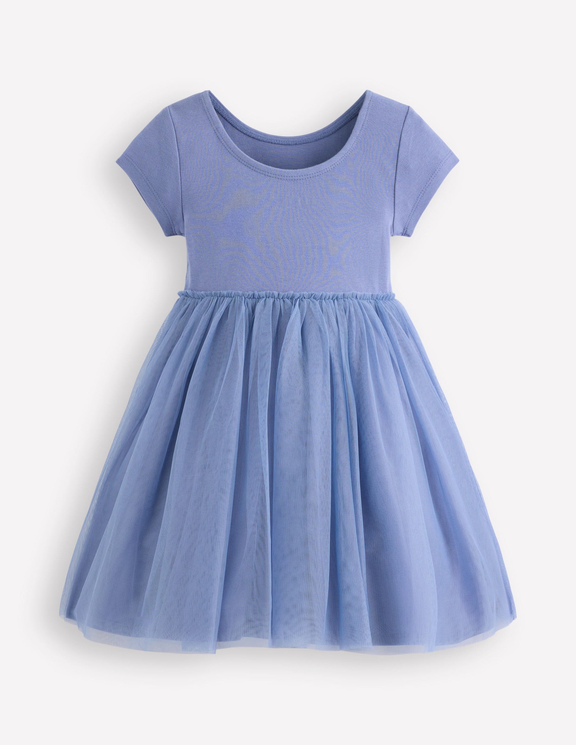Ami Tüllkleid mit Applikationen-Hellblau Pferde-5