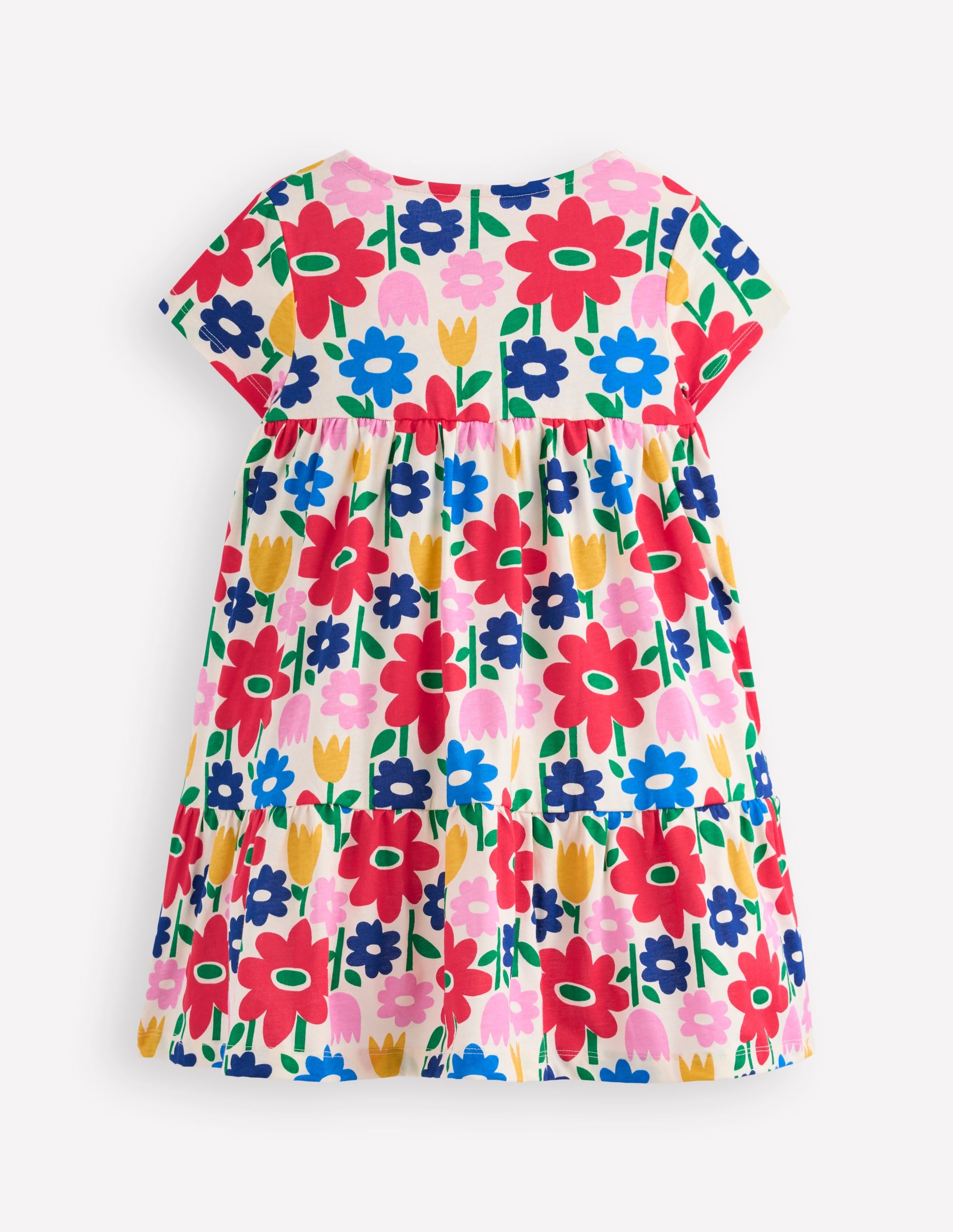 Ariel Jerseykleid zum Herumwirbeln-Bunt Pop-Blume - Image 2