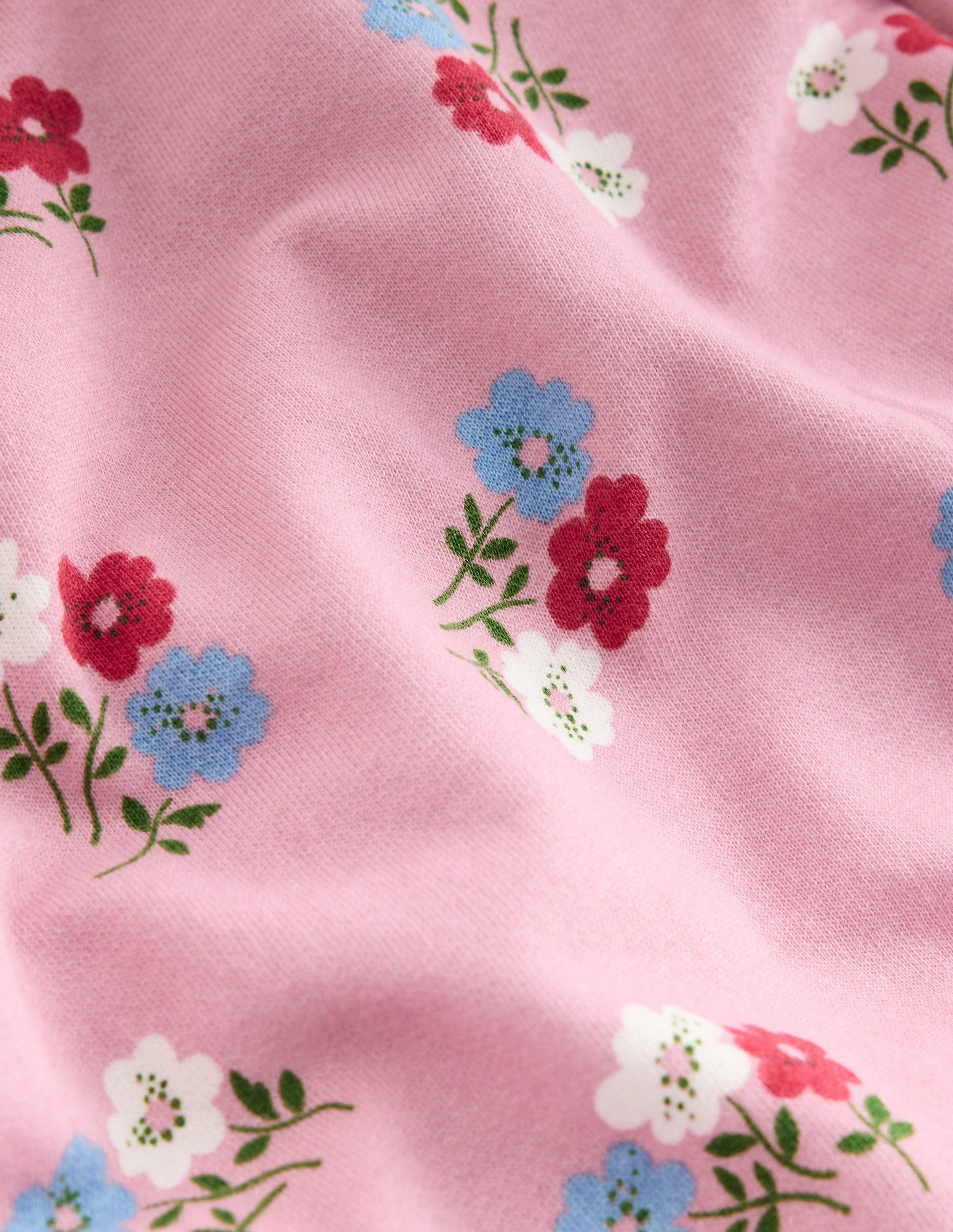 Bedrucktes Sweatshirt-Kuddelmuddel Blumenmuster-6
