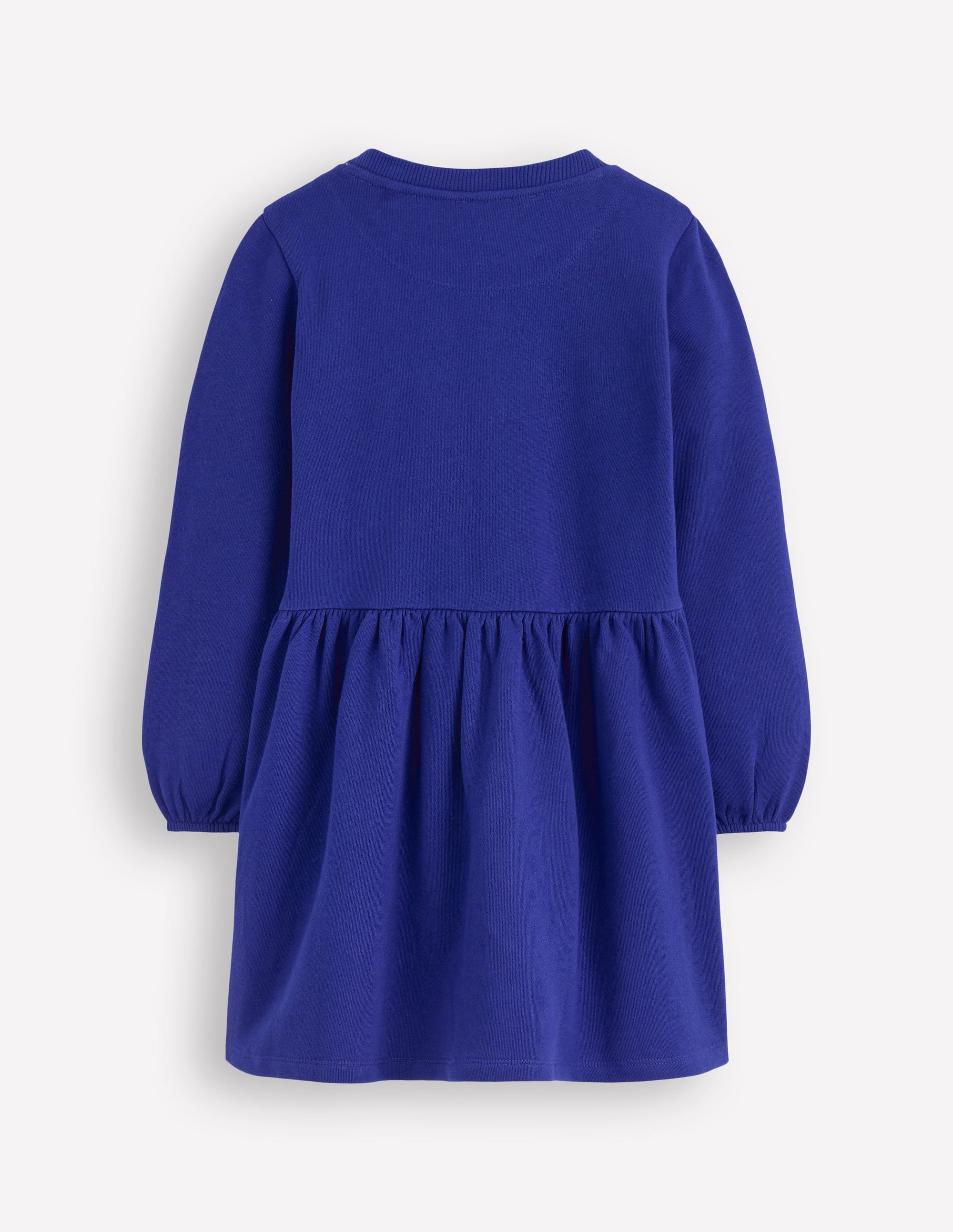 Sweatshirtkleid mit Applikation-Saphirblau Blumen - Image 2