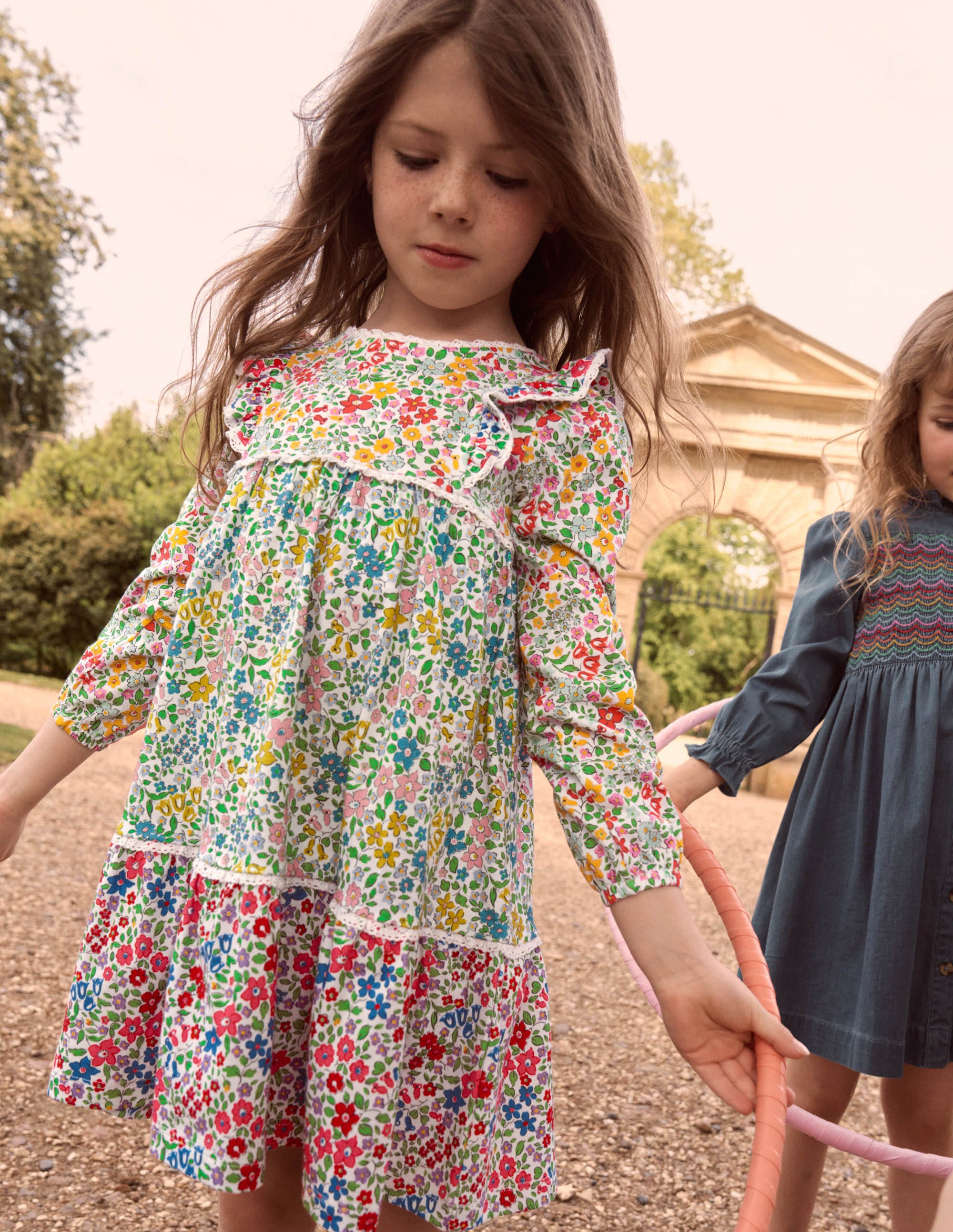 Hotchpotch Jersey Dress-Hotchpotch Flowerbed - Image 4