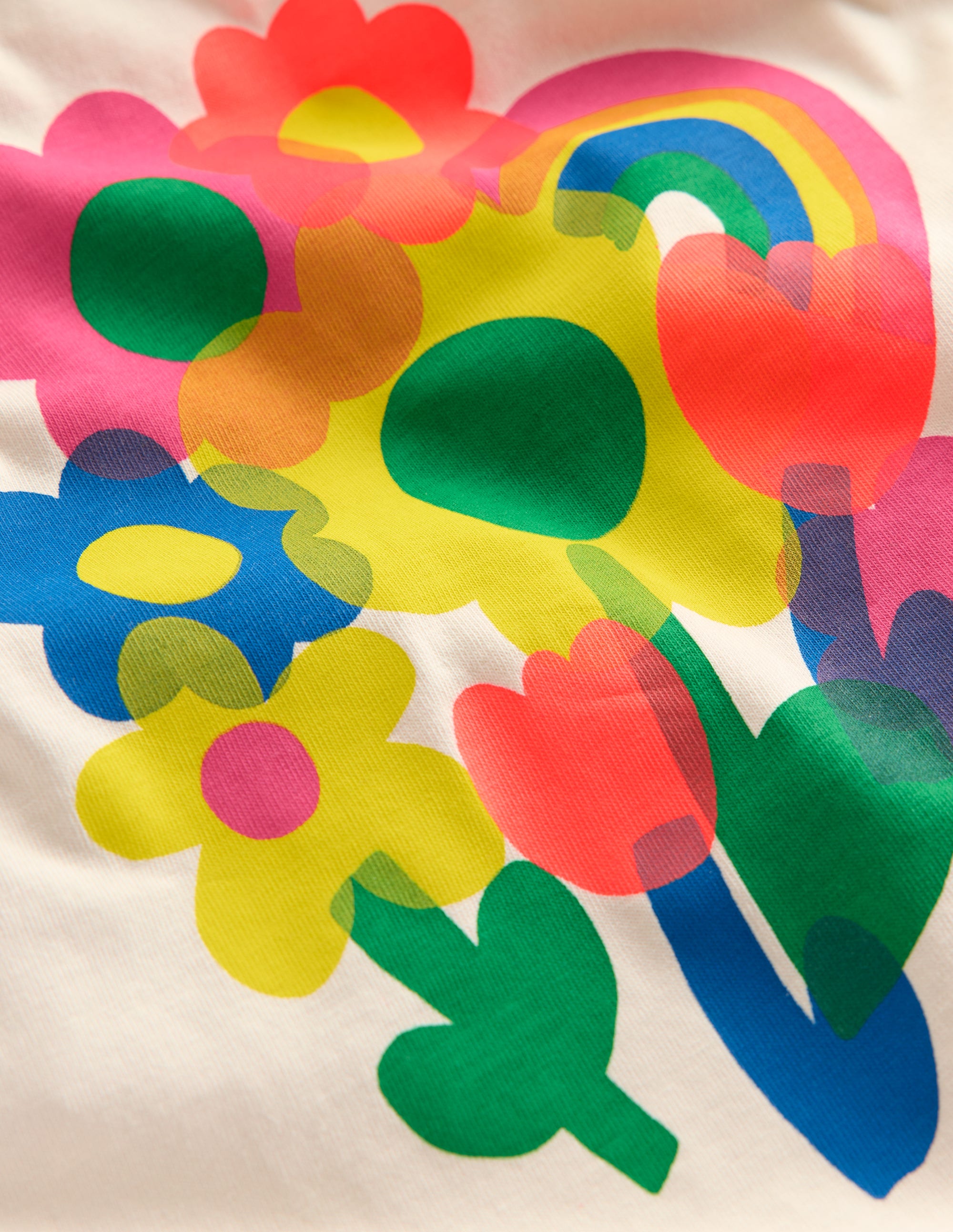 Riso Langarmshirt-Naturweiß Blumen - Image 3