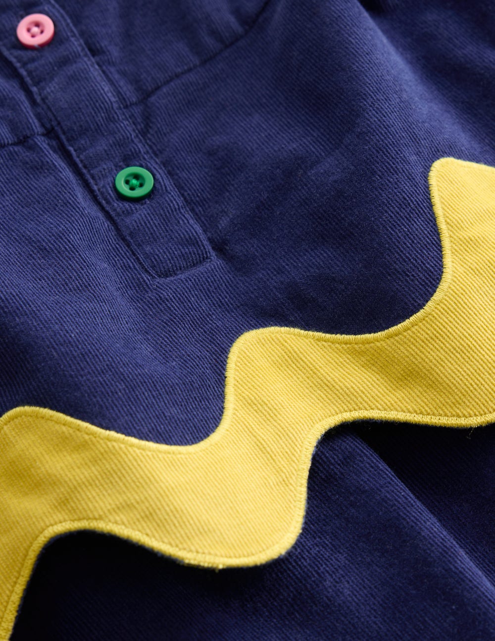 Bleistiftkleid aus Cord-Saphirblau-3