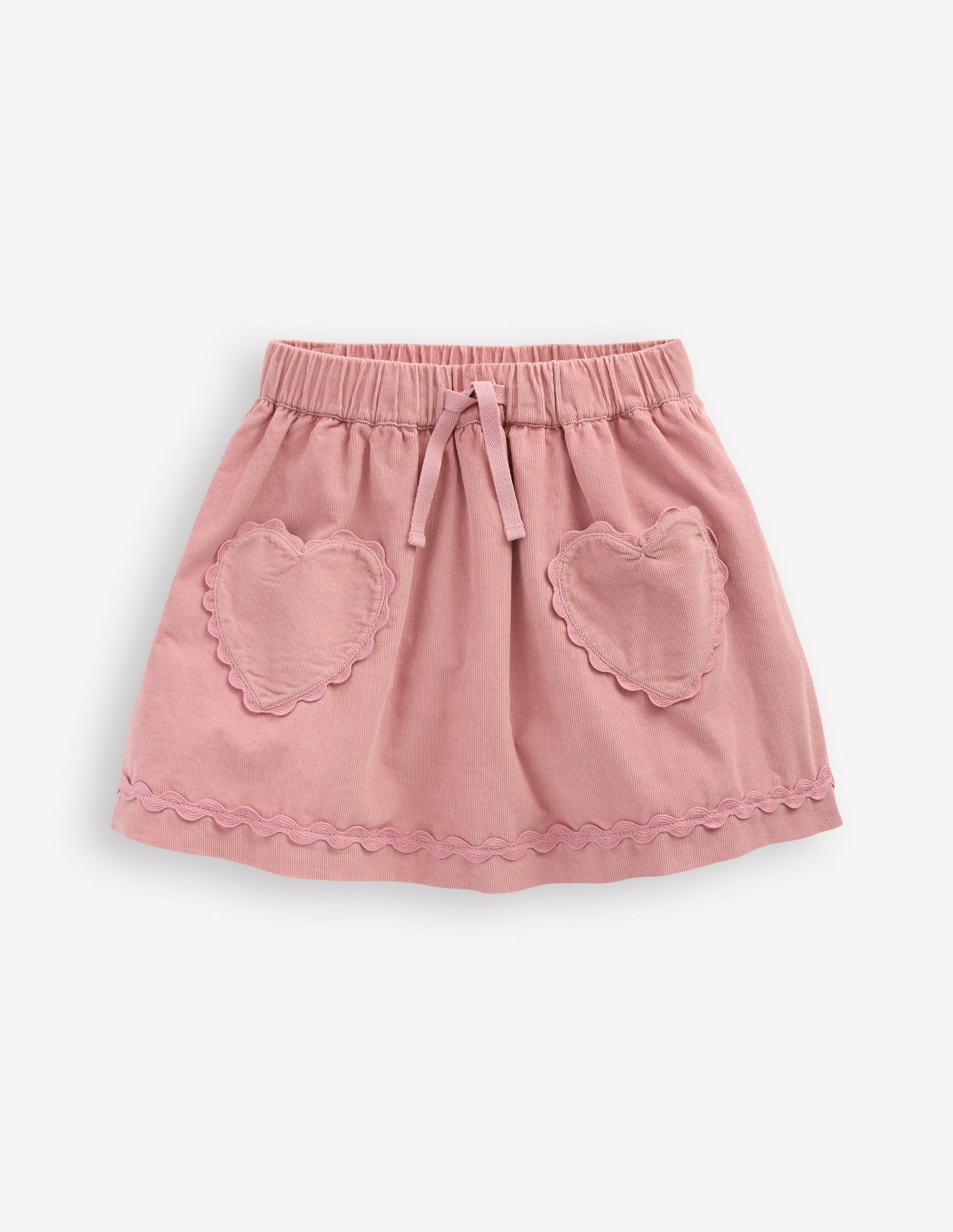 Jupe zigzag-Rose vintage-1
