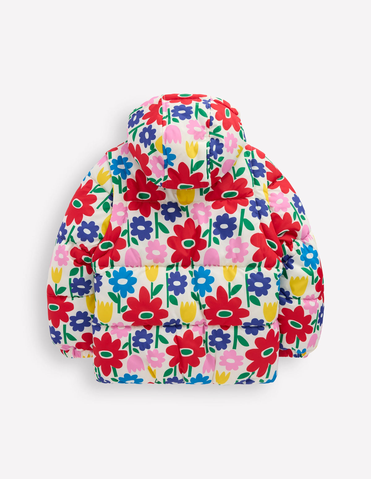 Wattierter 2-in-1-Mantel-Bunt Pop-Blume - Image 2