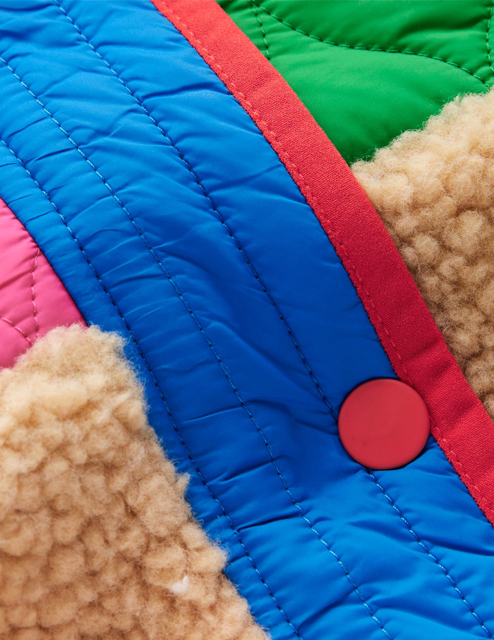 Janie Borg Mix Jacket-Multi Colourblock-3