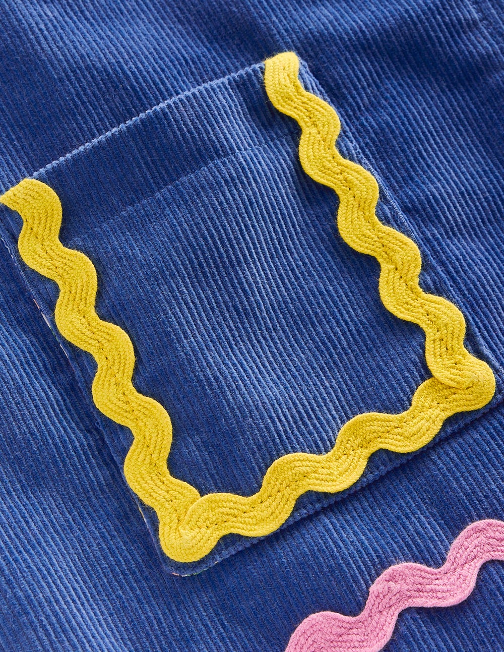 Saffy Schürzenkleid aus Cord-Blauhäher - Image 3