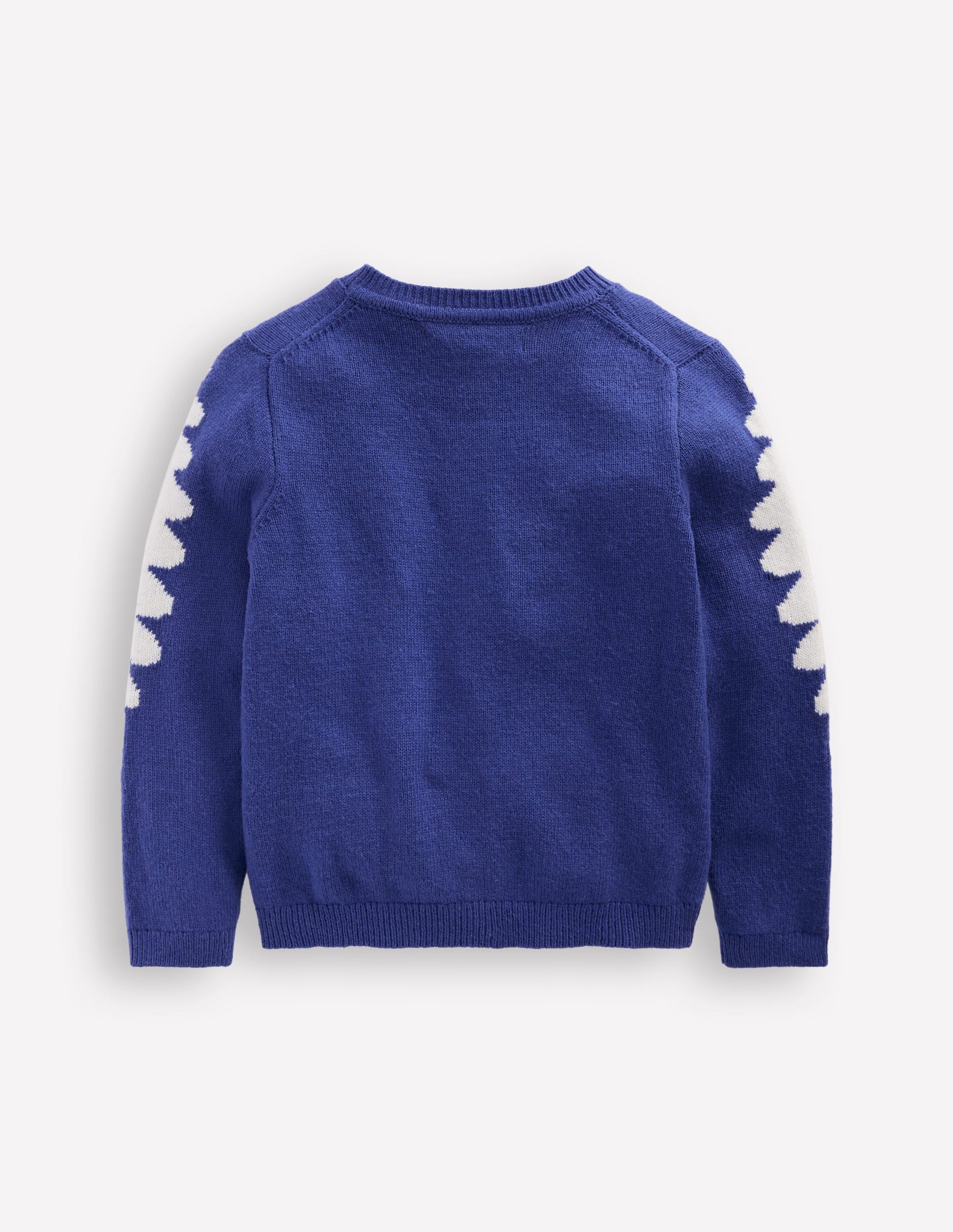 Fun Logo Cardigan-Sapphire Blue Owls-2