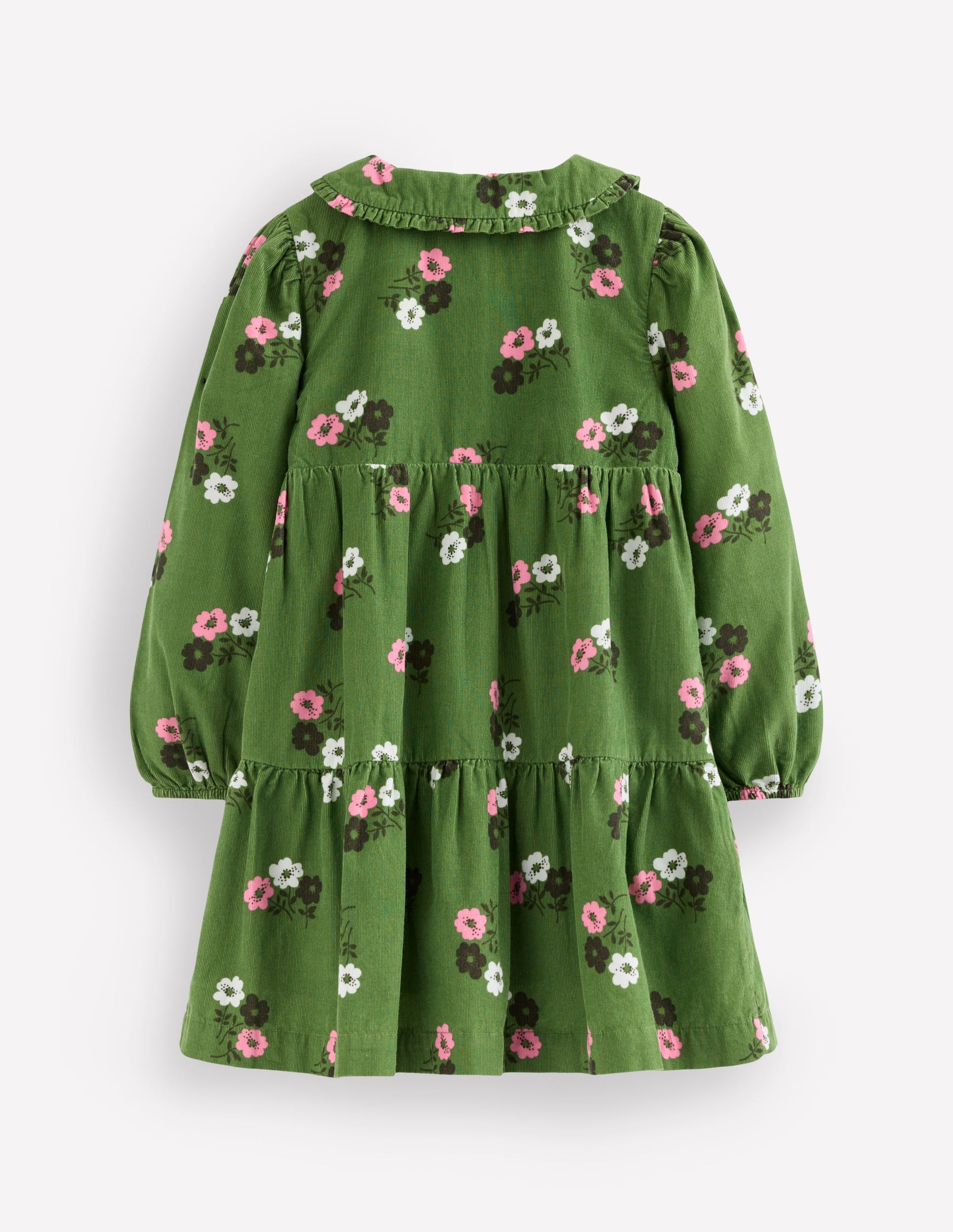 Minna Collared Woven Dress-Green Ditsy Floral-2
