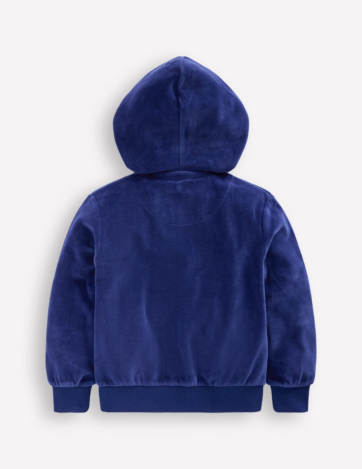 Sweat à capuche en velours-Bleu tribord - Image 7
