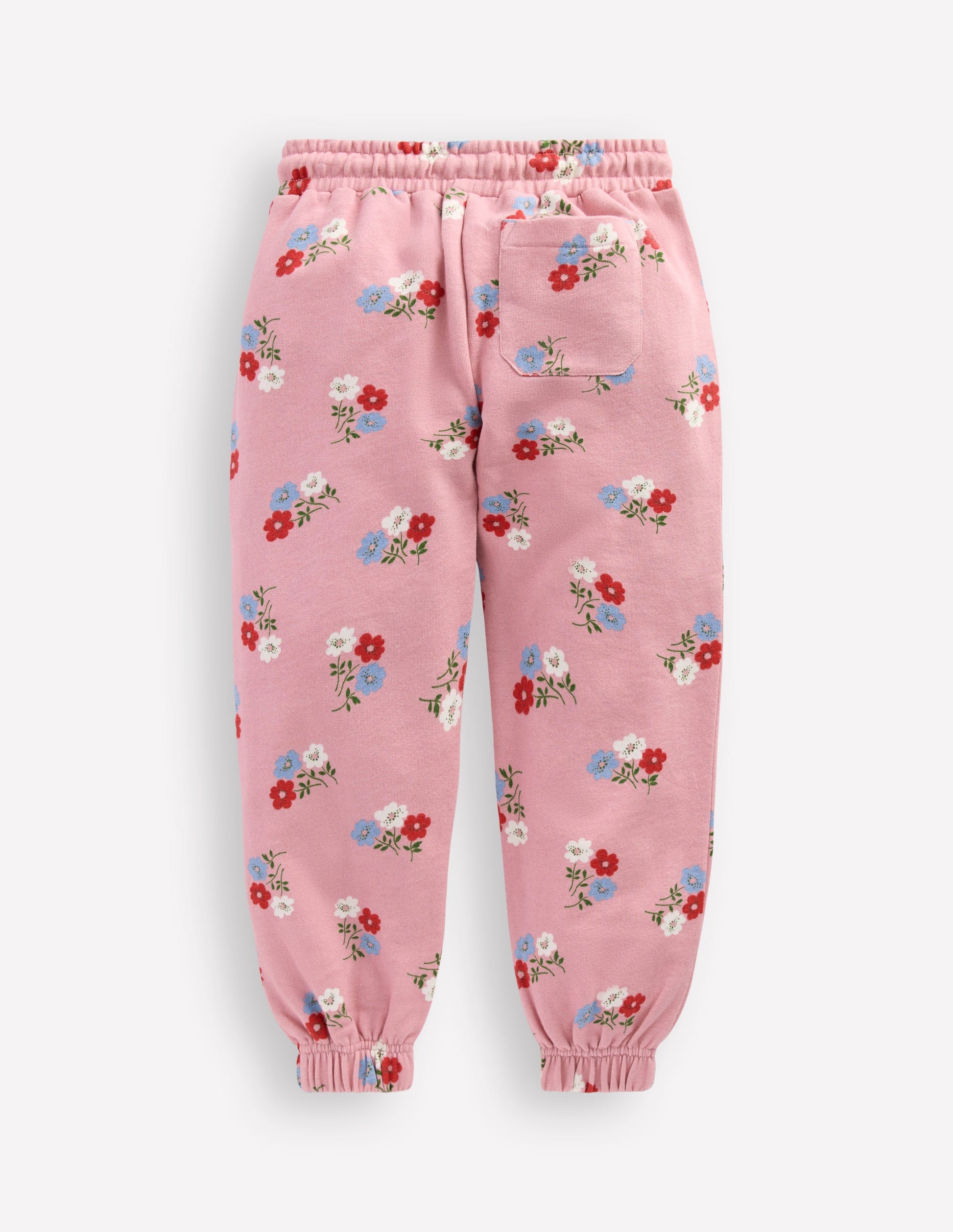 Fun Printed Joggers-Vintage Pink Posy-2