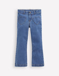 Jeans mit leichtem Schlag-Denim mit Herzen