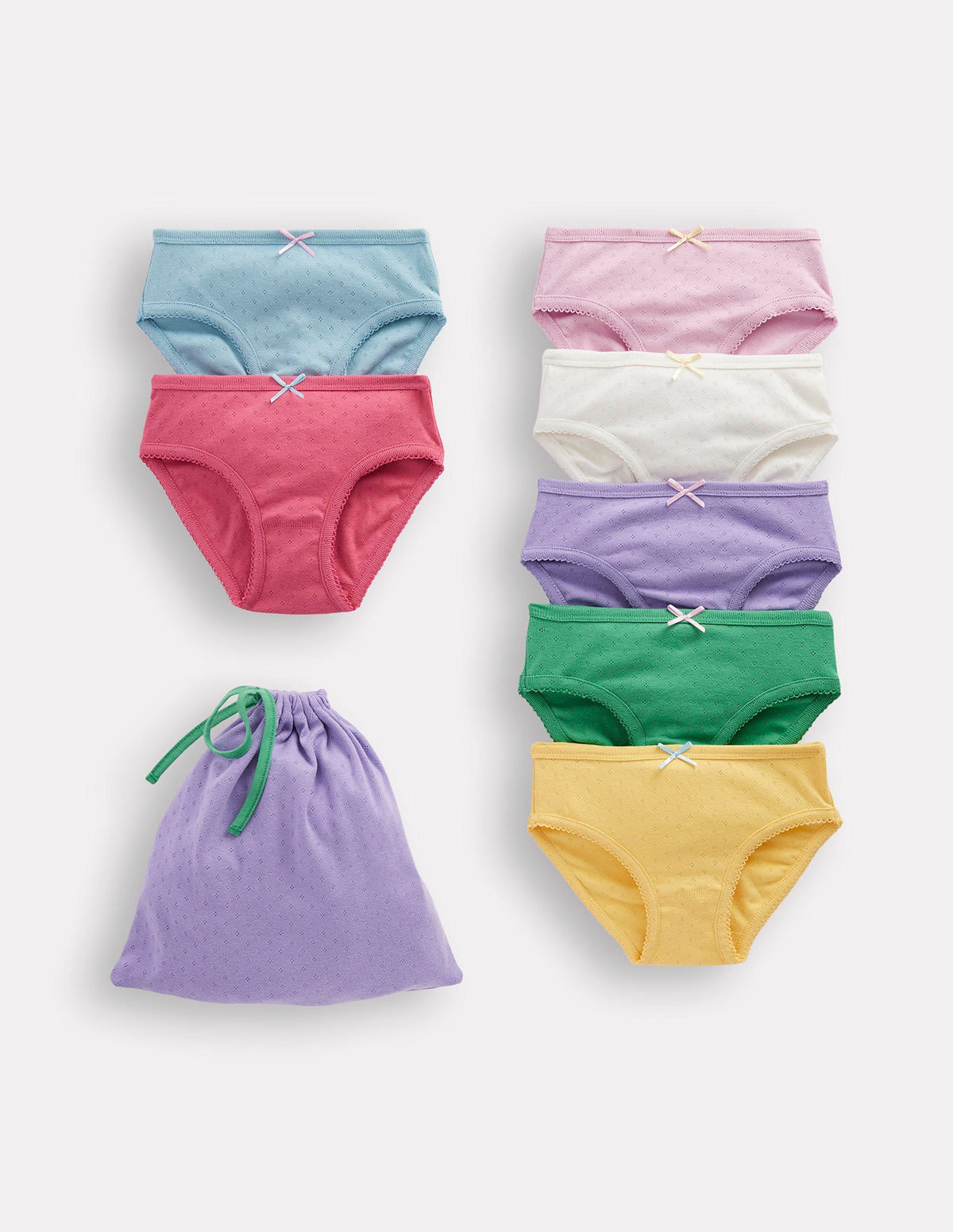 Pointelle-Unterhosen im 7er-Pack-Bunt - Image 1