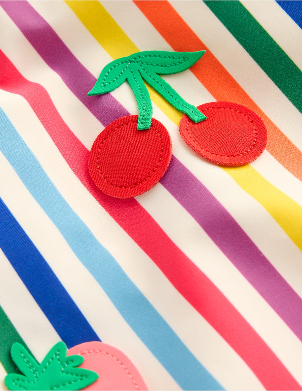 Ellery Fun Logo Swimsuit-Rainbow Stripe Fruit - Image 3
