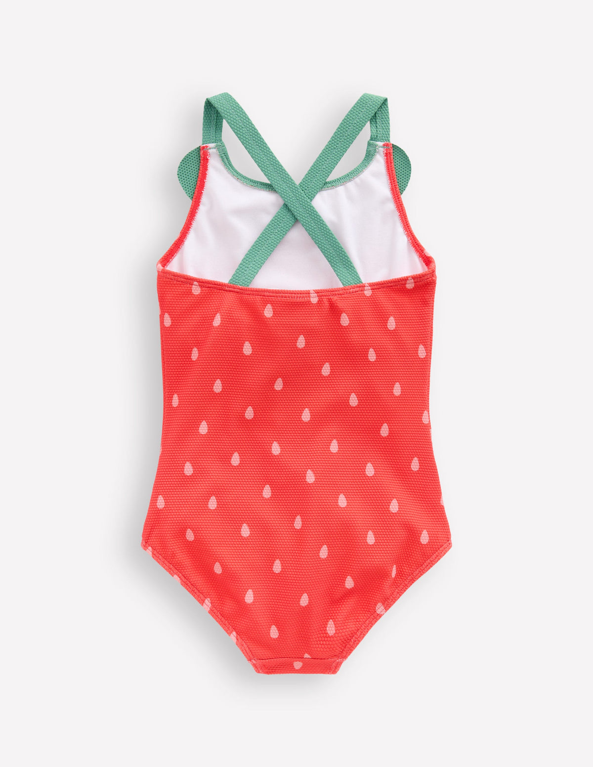 Maillot de bain fun à dos croisé-Fraise-2
