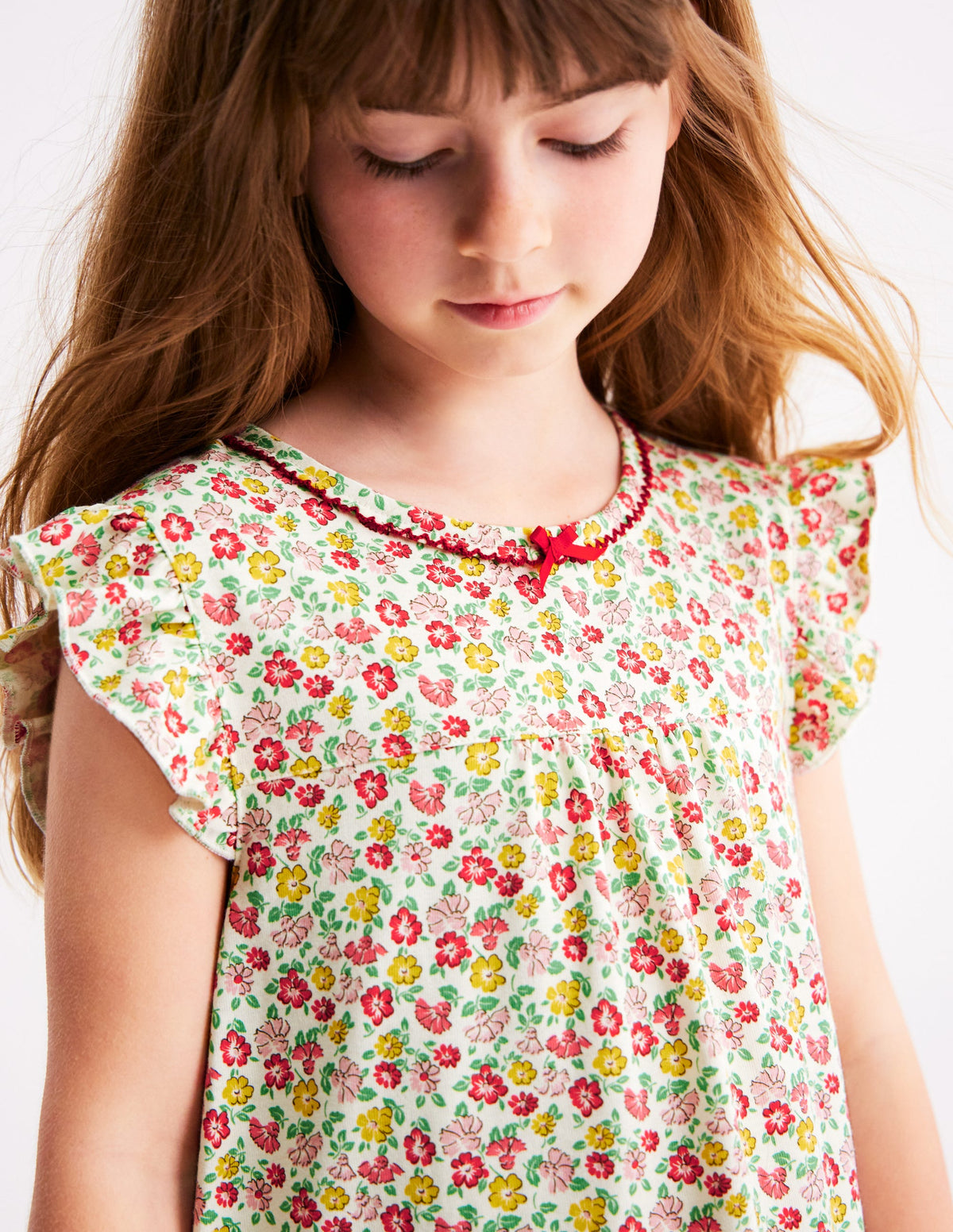 Chemise de nuit manches courtes-Motif Summer Flowerbed multi - Image 3