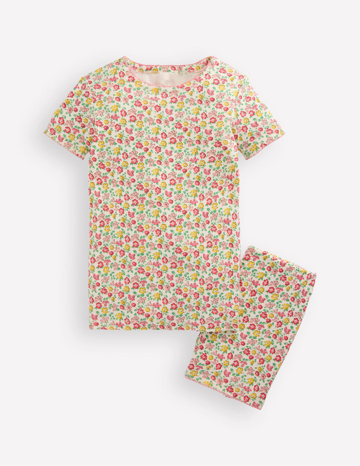 Pyjama court douillet-Motif Summer Flowerbed multi - Image 4