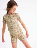 Pyjama court douillet-Motif Summer Flowerbed multi
