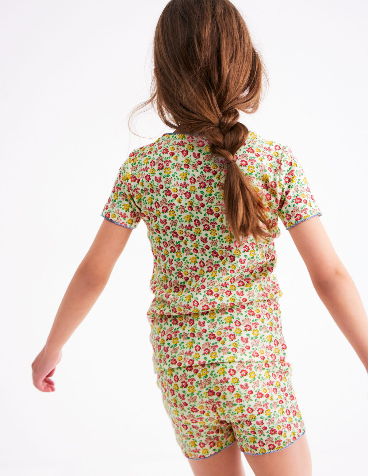 Pyjama court douillet-Motif Summer Flowerbed multi-2