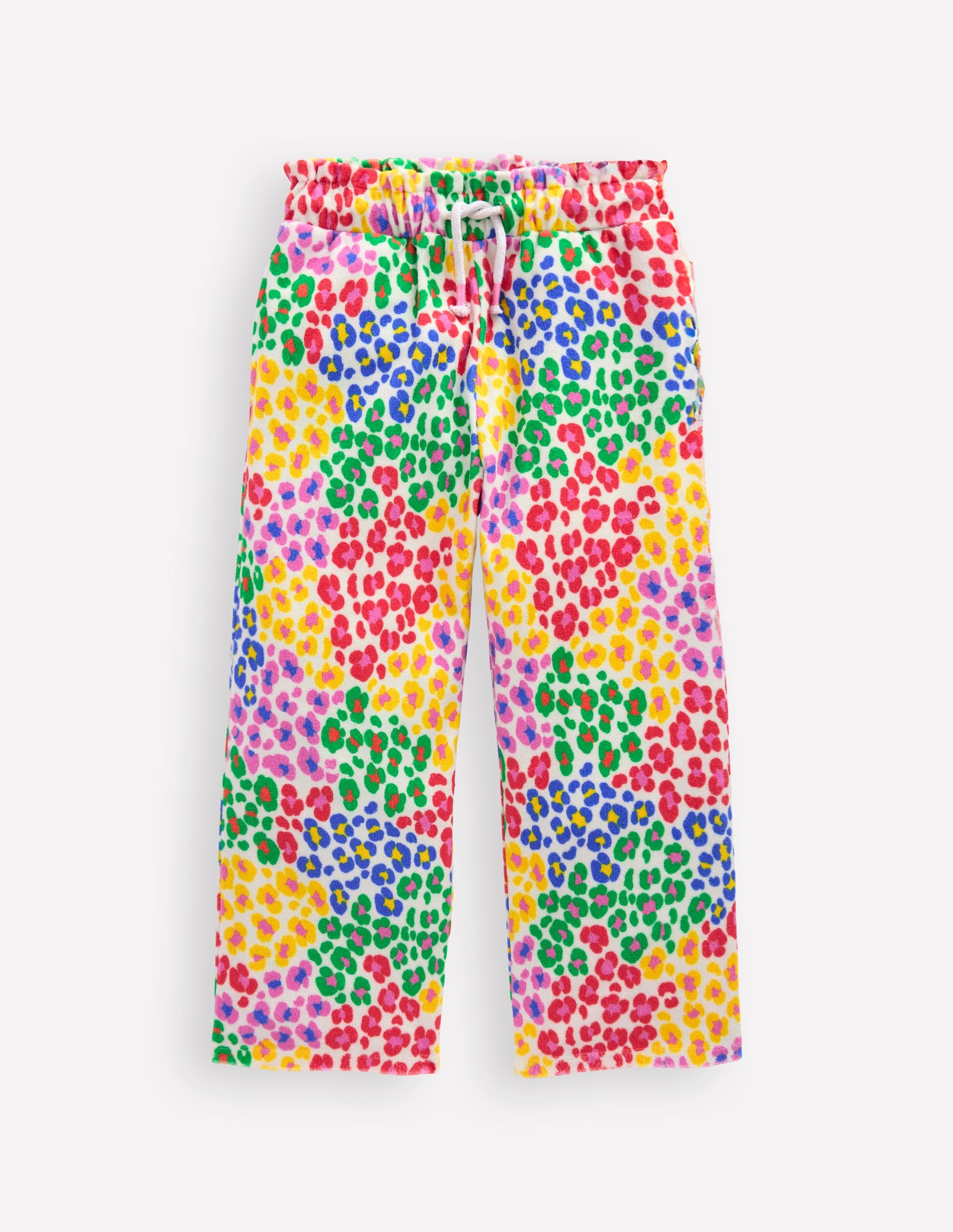 Frottee-Hose-Bunt, Regenbogenfarbenes Leopardenmuster - Image 1
