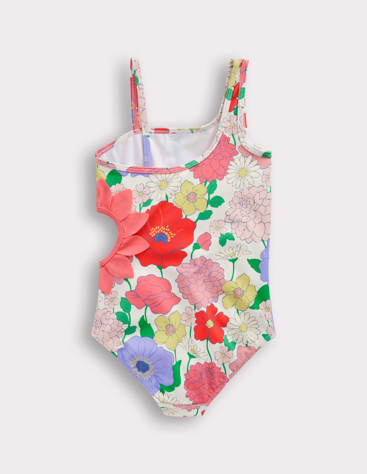 Lettice Cut Out Swimsuit-Multi Summer Garden - Image 2