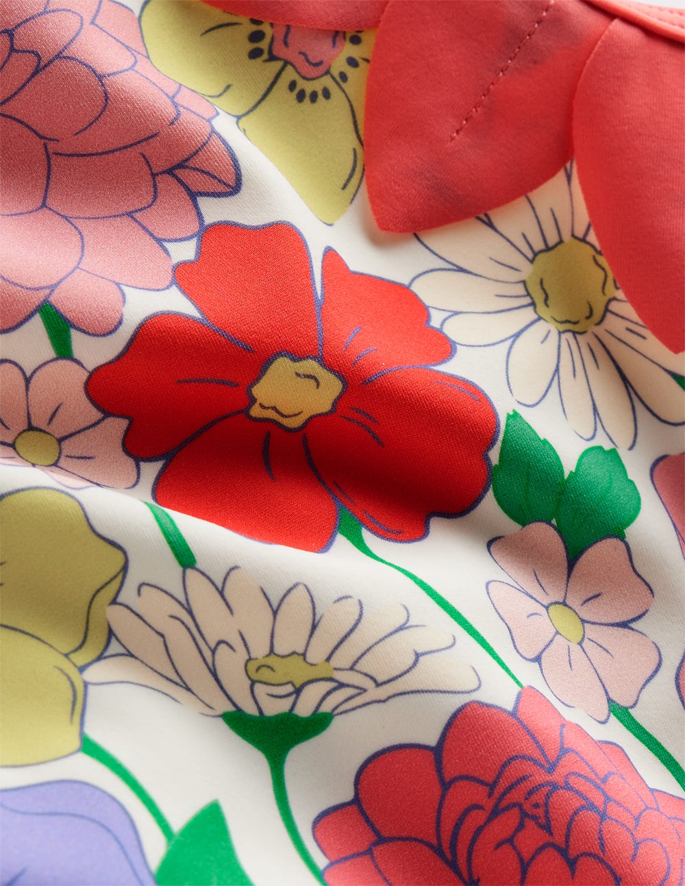 Lettice Cut Out Swimsuit-Multi Summer Garden - Image 3