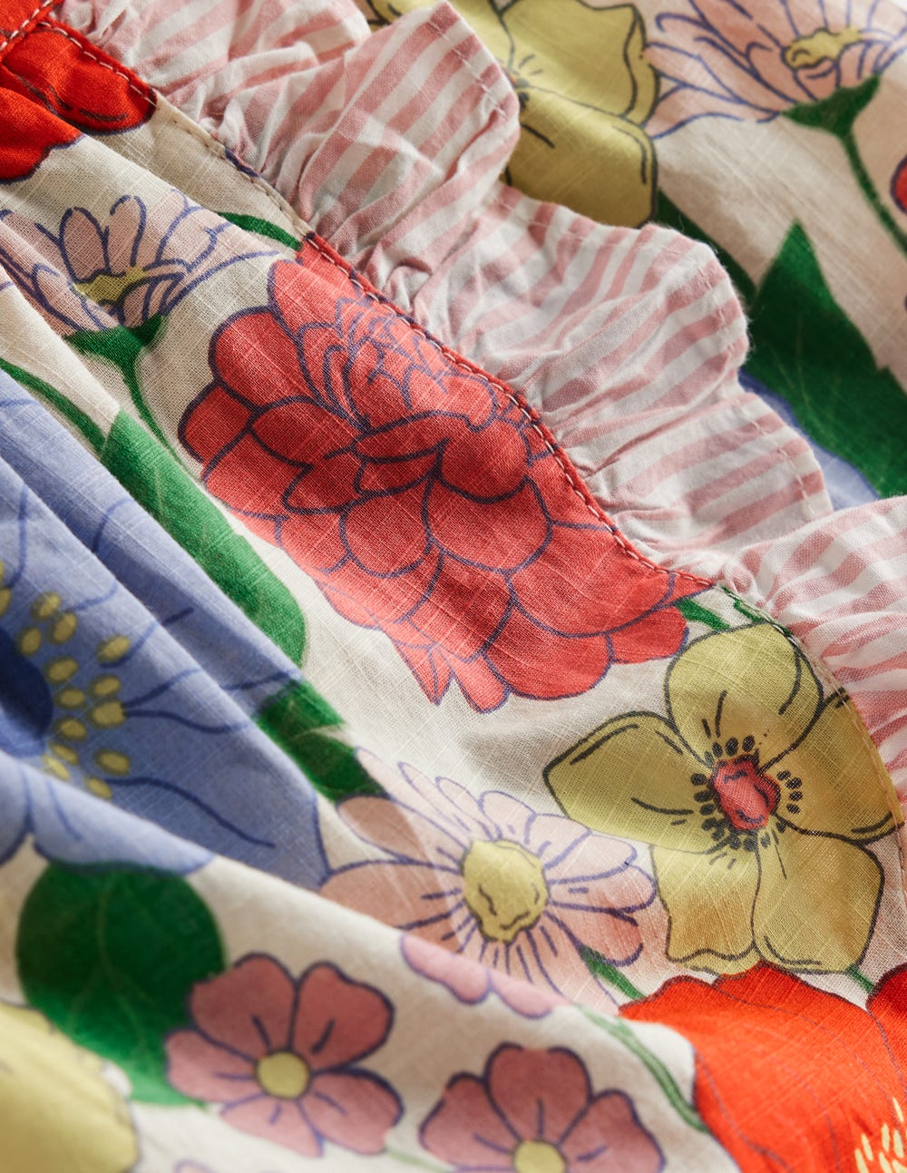 Wickel-Skort mit Rüschen-Bunt Sommergarten - Image 3