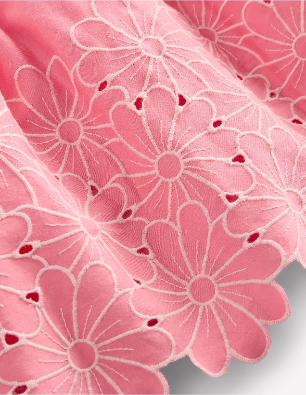 Kleid für besondere Anlässe mit Blumensaum-Lachsrosa - Image 3