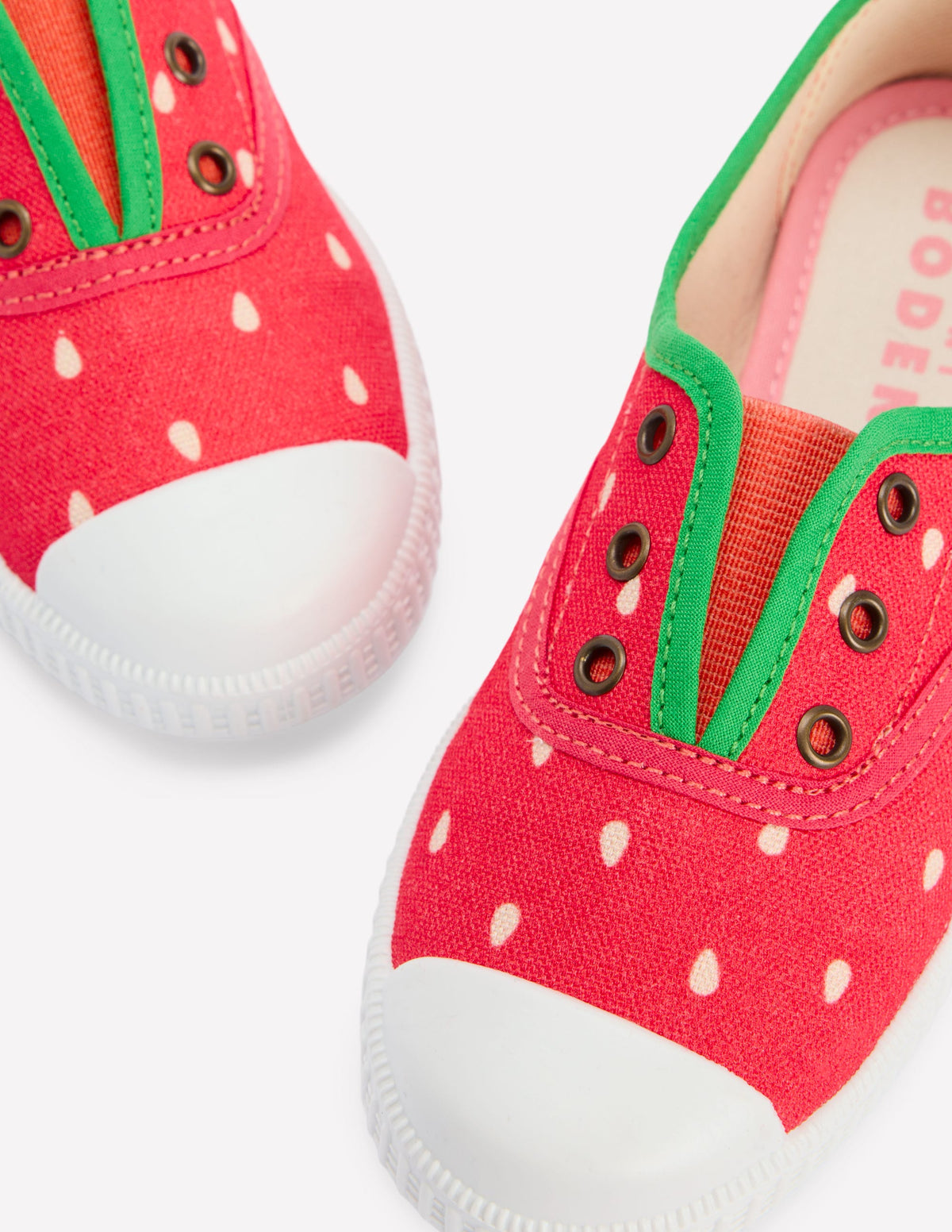 Canvas-Schuhe zum Hineinschlüpfen-Erdbeere-3