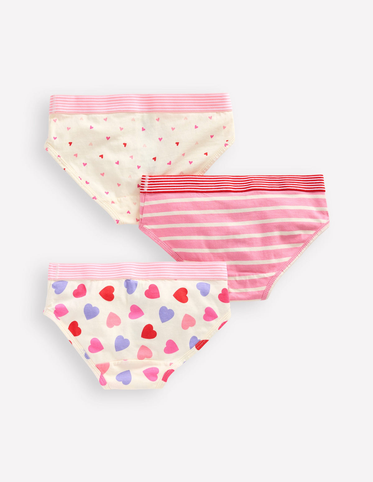 3 culottes-Rayé/cœur/uni-2