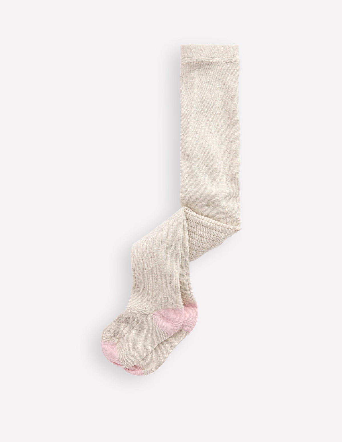 Gerippte Baby-Strumpfhose-Beige-1