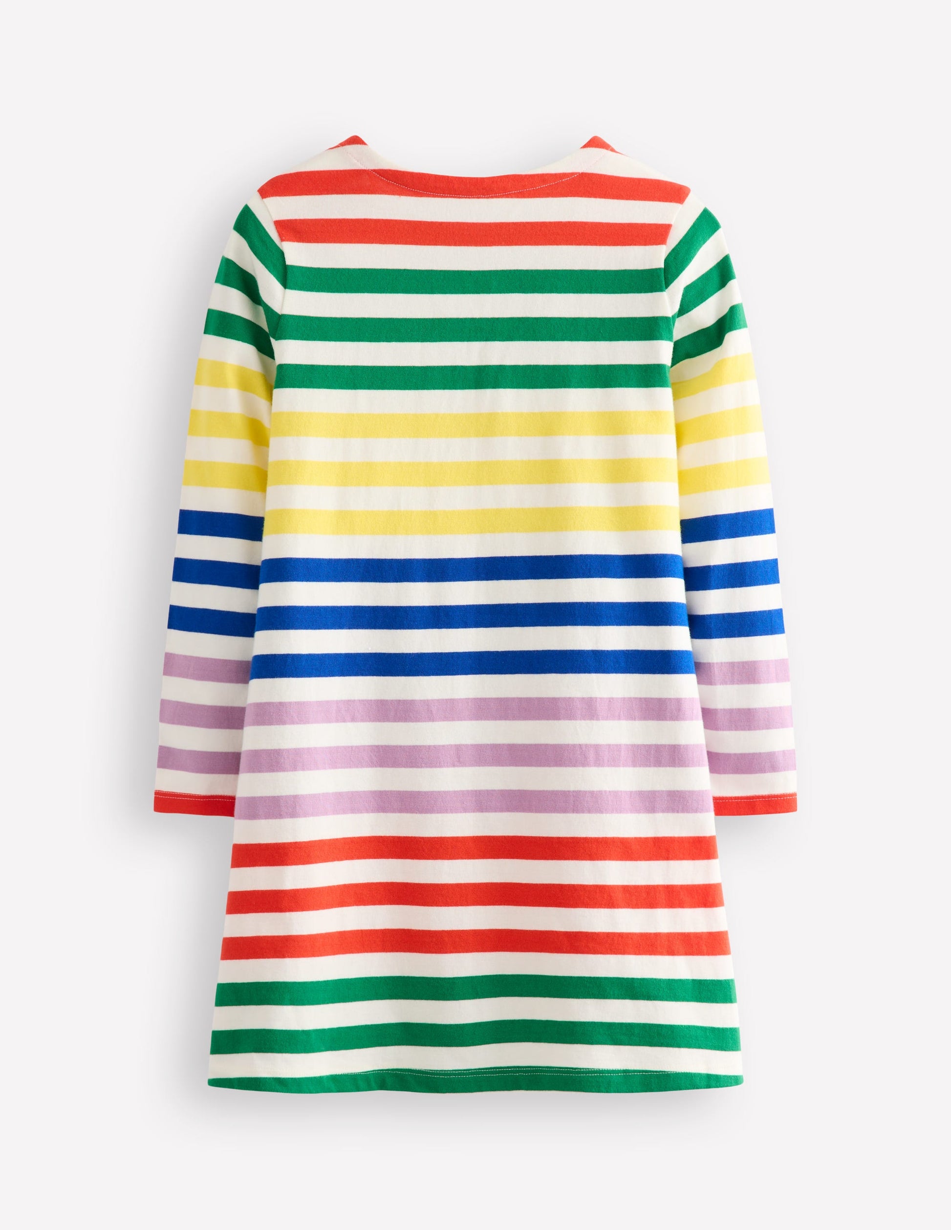Robe façon marinière fun-À Rayures Multicolores-2