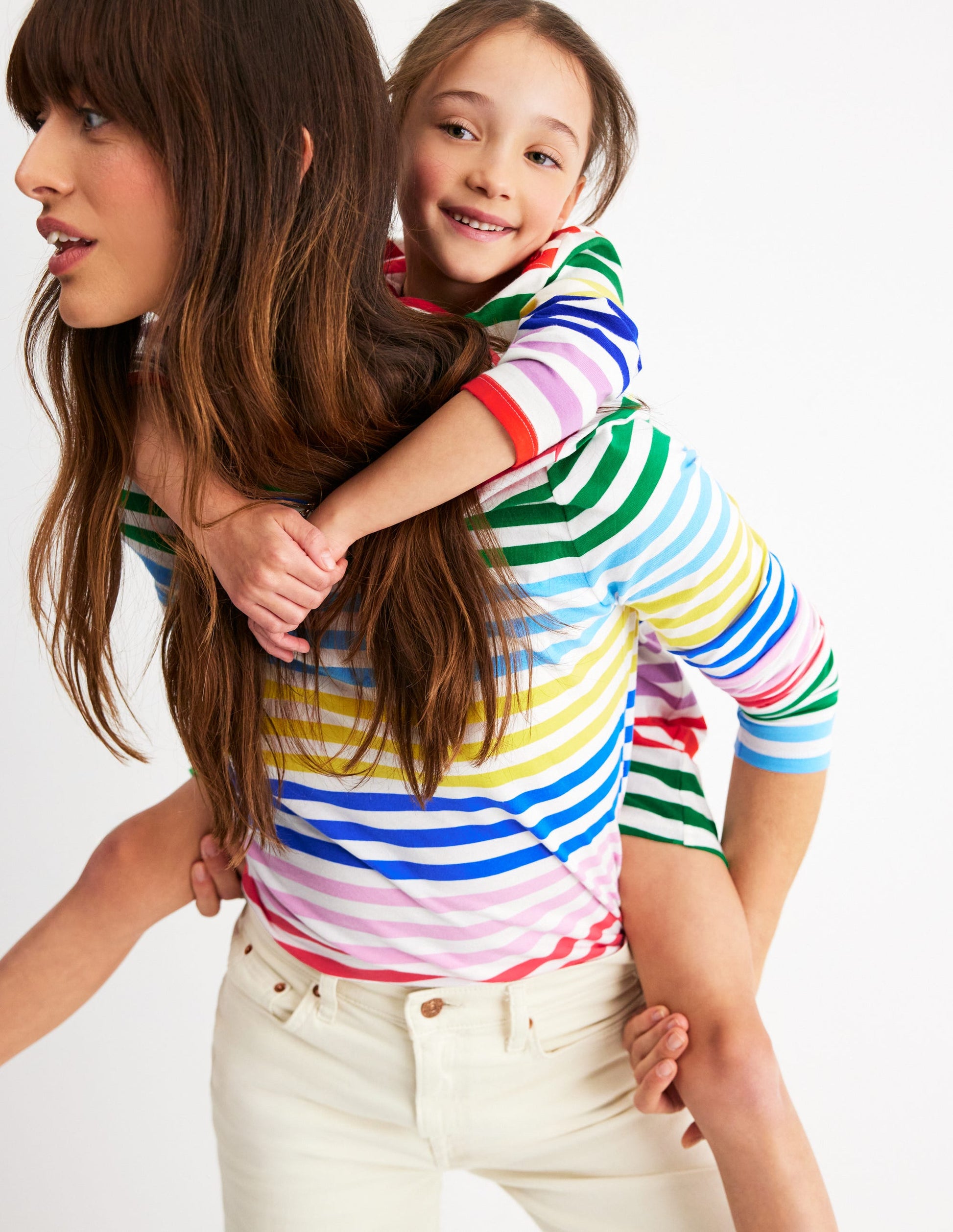 Robe façon marinière fun-À Rayures Multicolores-5