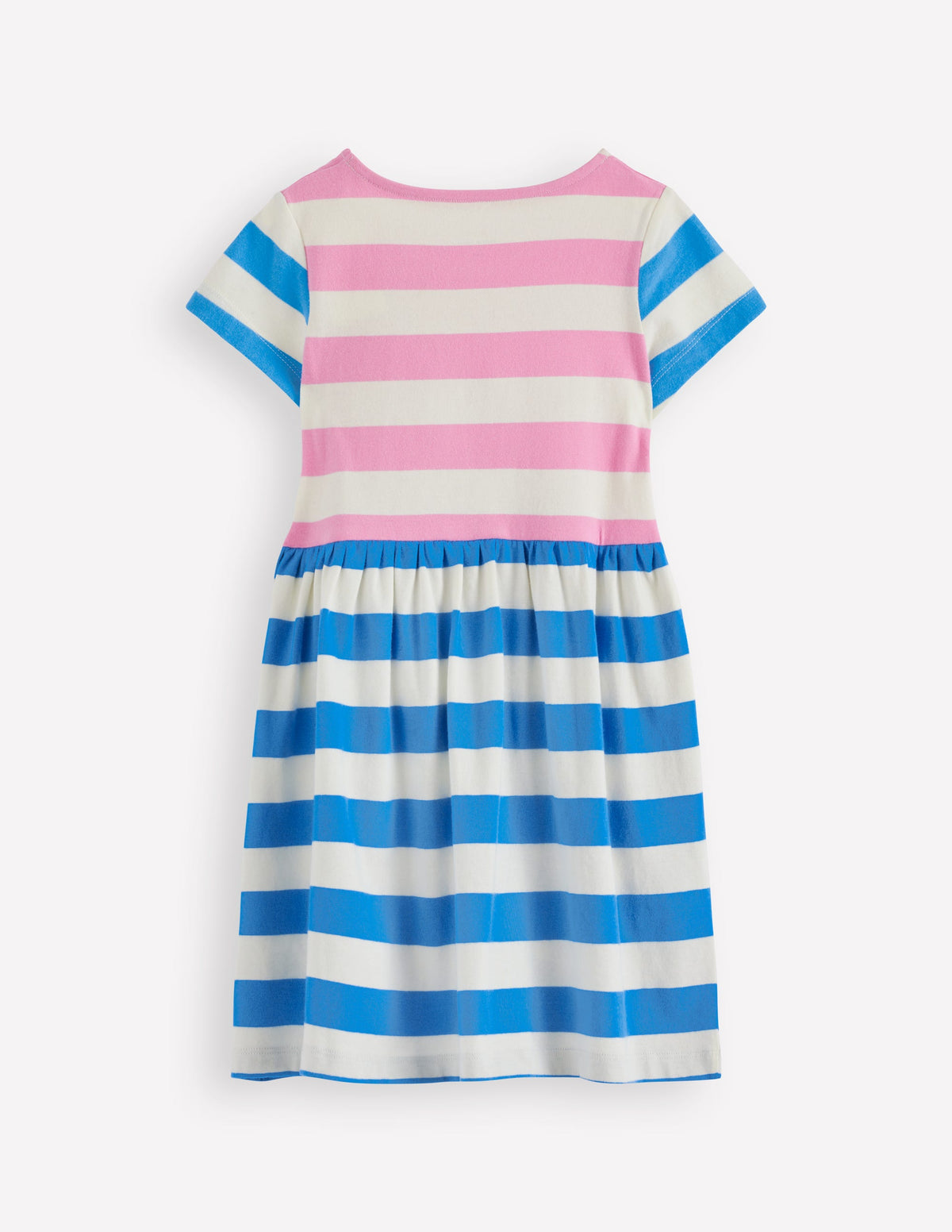 Robe en jersey fun avec poche en cœur-Rayé Méli-mélo Multicolore - Image 2