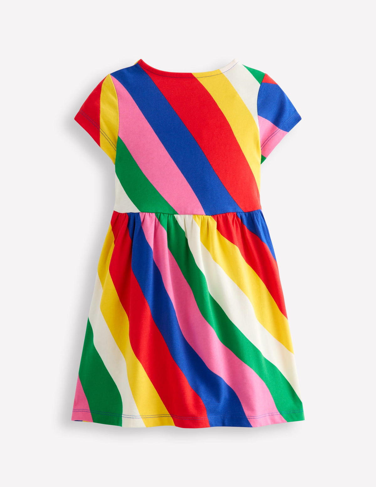 Lustiges Jerseykleid mit Herztasche-Regenbogen - Image 2